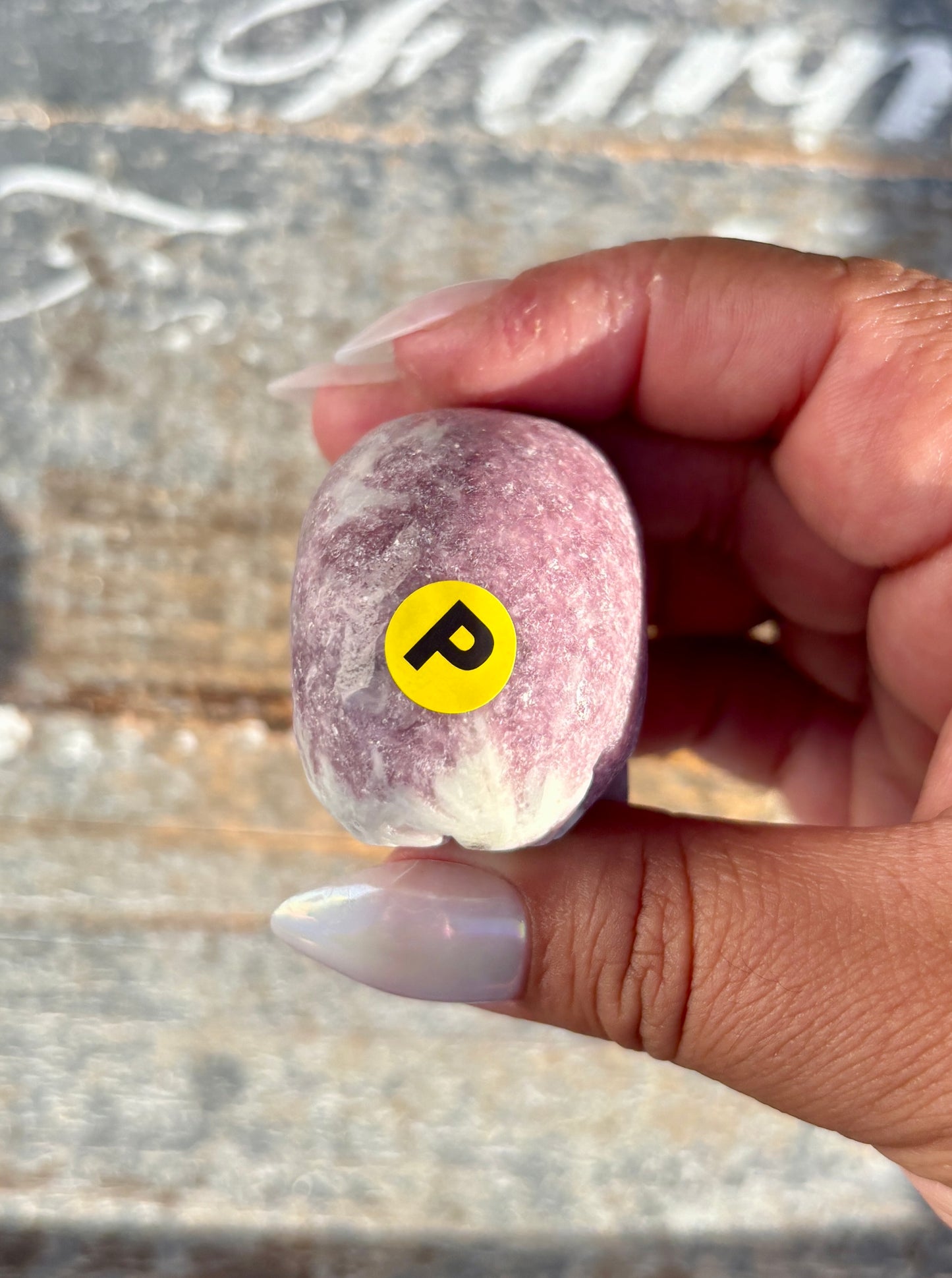 Lepidolite Skull | Opt P