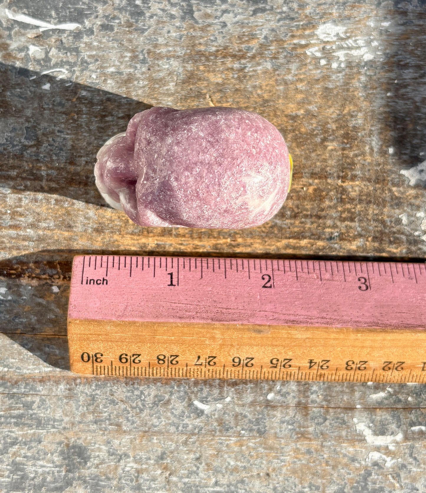 Lepidolite Skull | Opt P