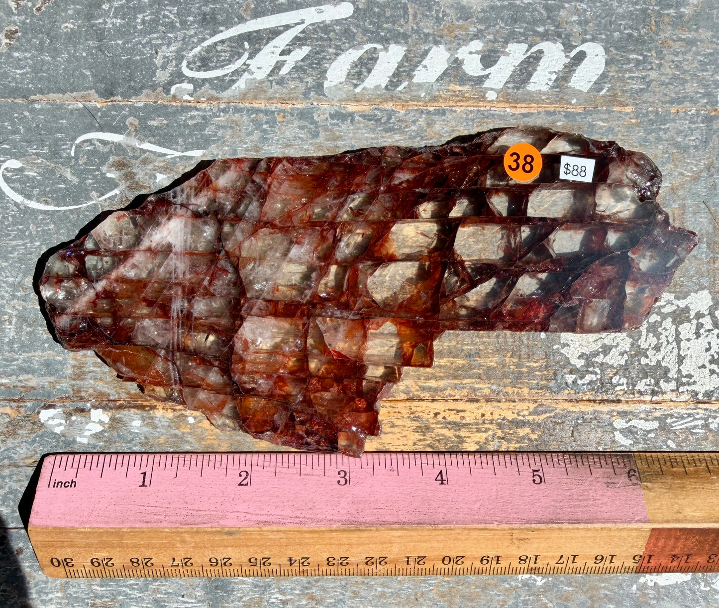 Gorgeous Fire Quartz Slab | Opt 38
