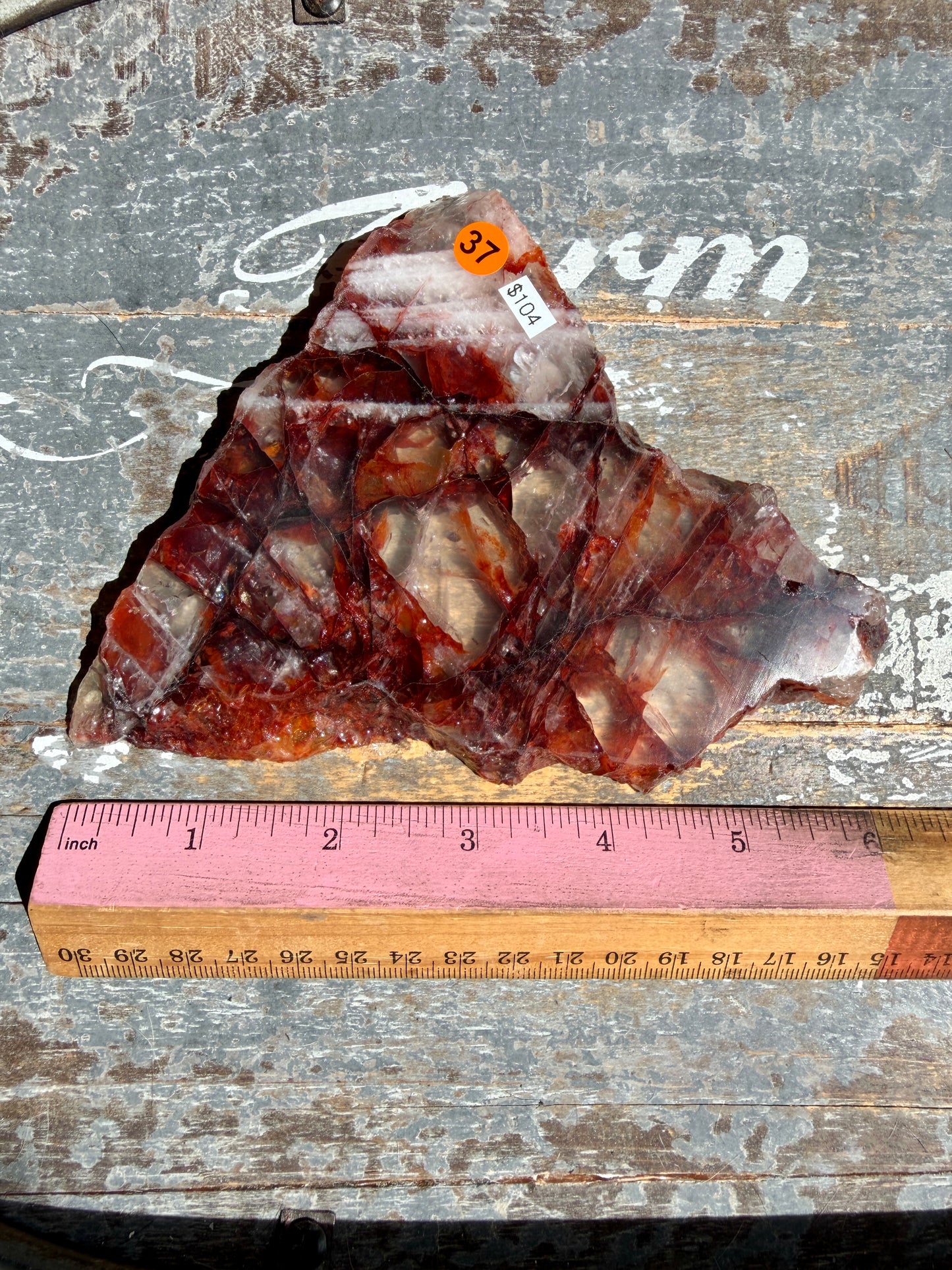 Gorgeous Fire Quartz Slab | Opt 37