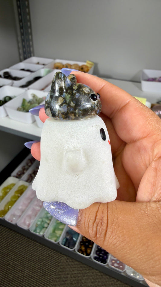 Adorable Ghost with Que Sera Kitty | Opt 7