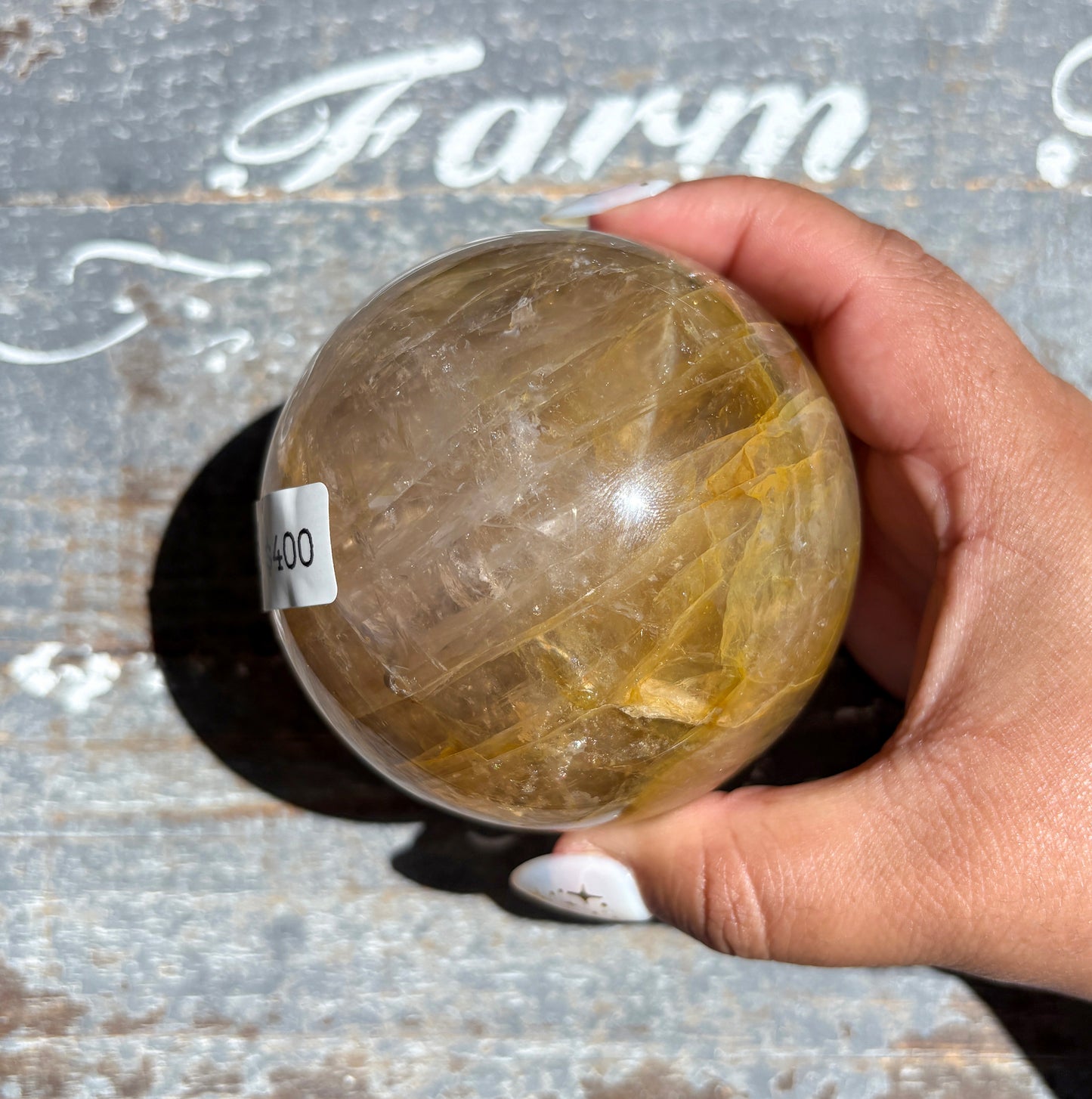 Gorgeous High Quality Golden Healer Sphere with Star Flash | Opt E