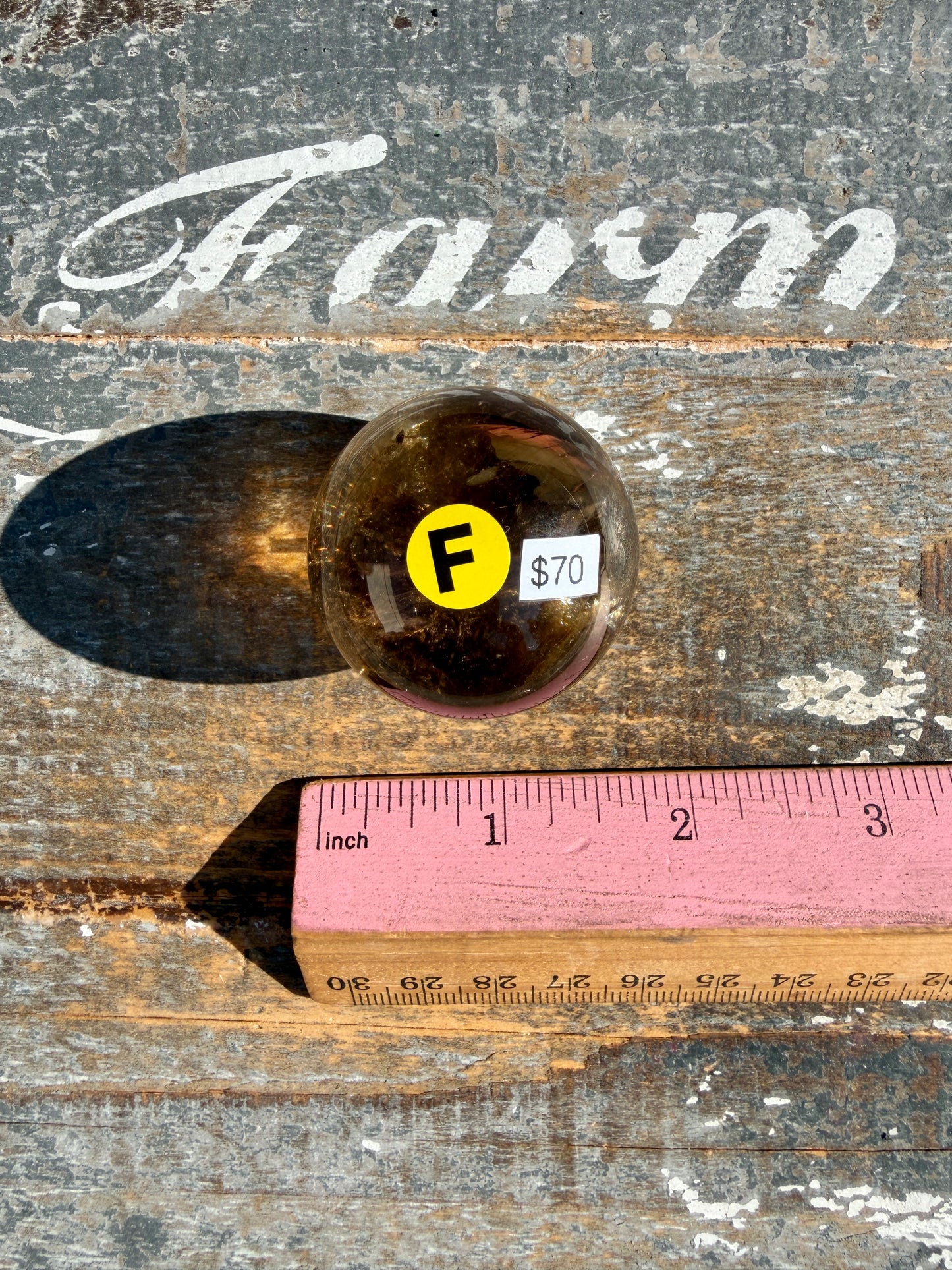 Gorgeous Natural Citrine Sphere from the Congo | Opt F