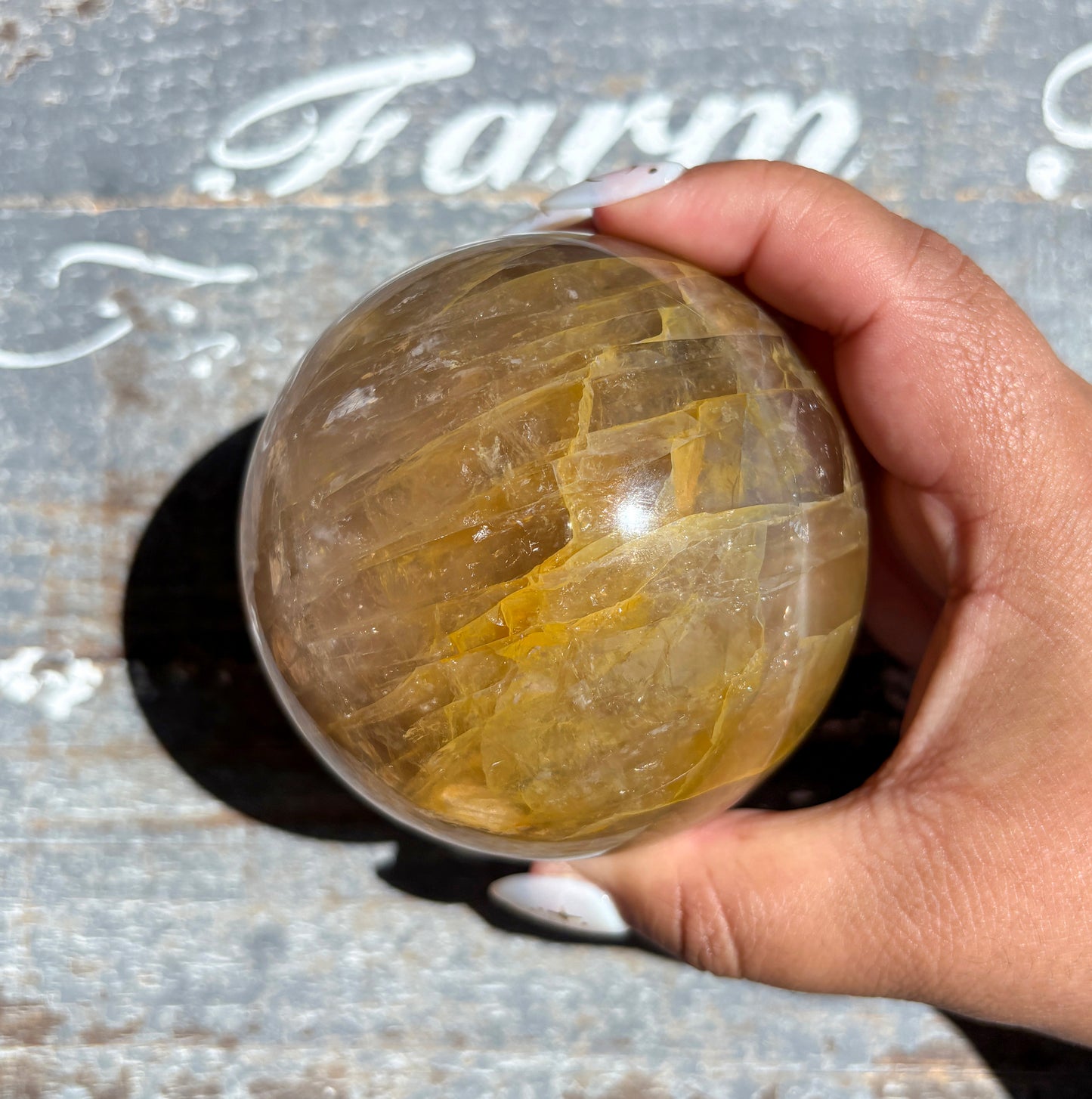 Gorgeous High Quality Golden Healer Sphere with Star Flash | Opt E