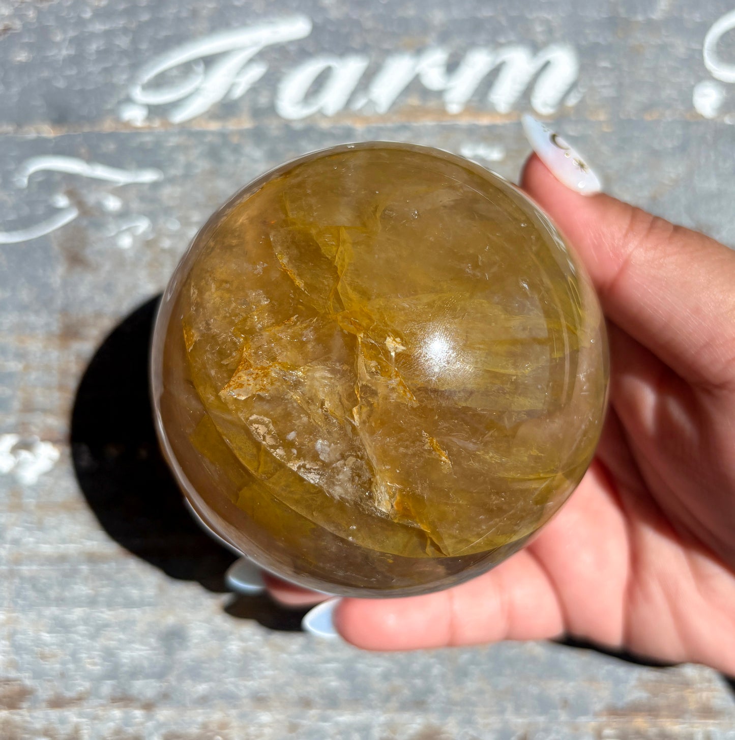 Gorgeous High Quality Golden Healer Sphere with Star Flash | Opt E