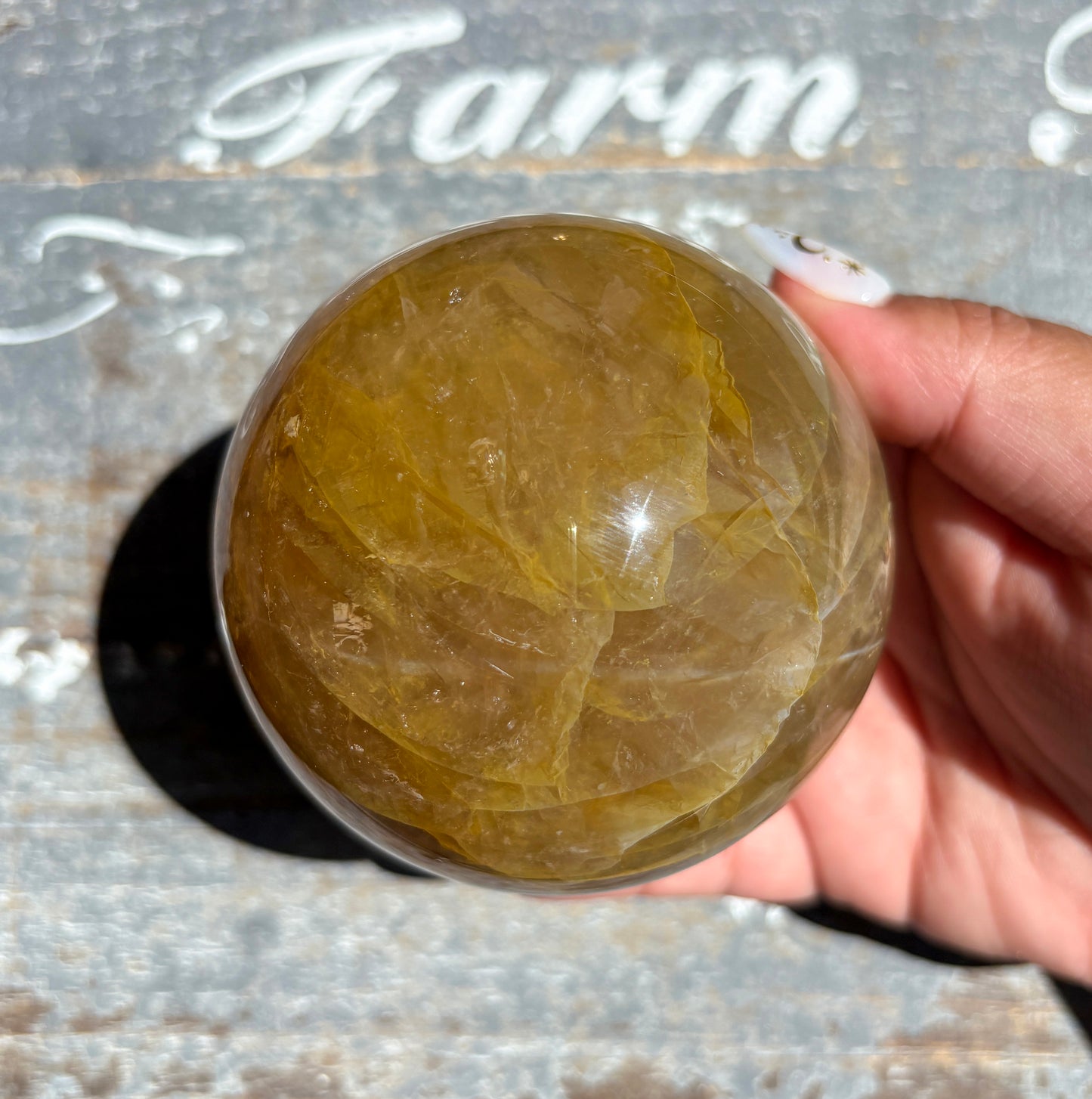 Gorgeous High Quality Golden Healer Sphere with Star Flash | Opt E