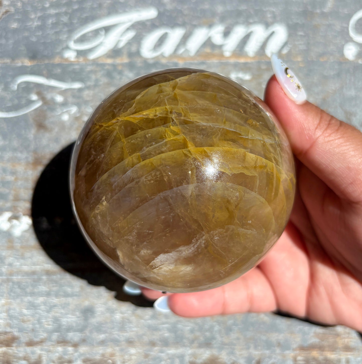 Gorgeous High Quality Golden Healer Sphere with Star Flash | Opt E