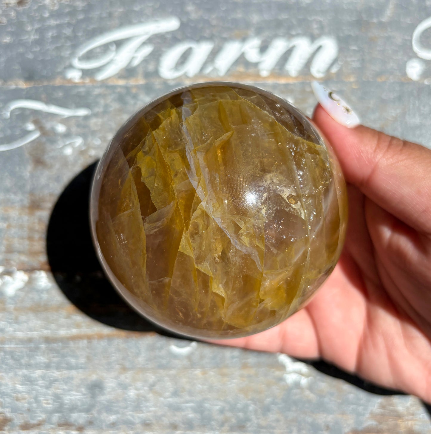 Gorgeous High Quality Golden Healer Sphere with Star Flash | Opt E