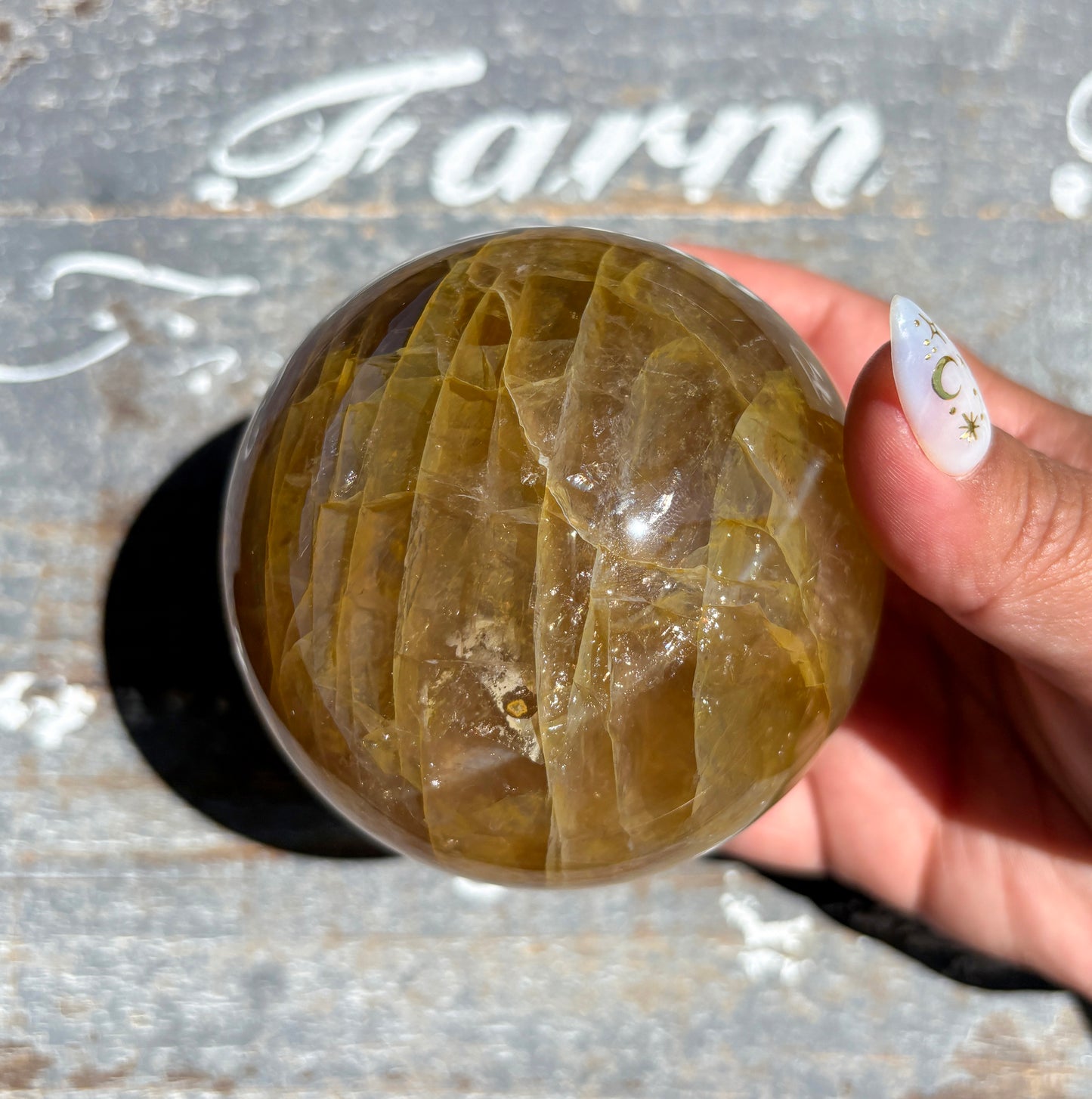 Gorgeous High Quality Golden Healer Sphere with Star Flash | Opt E