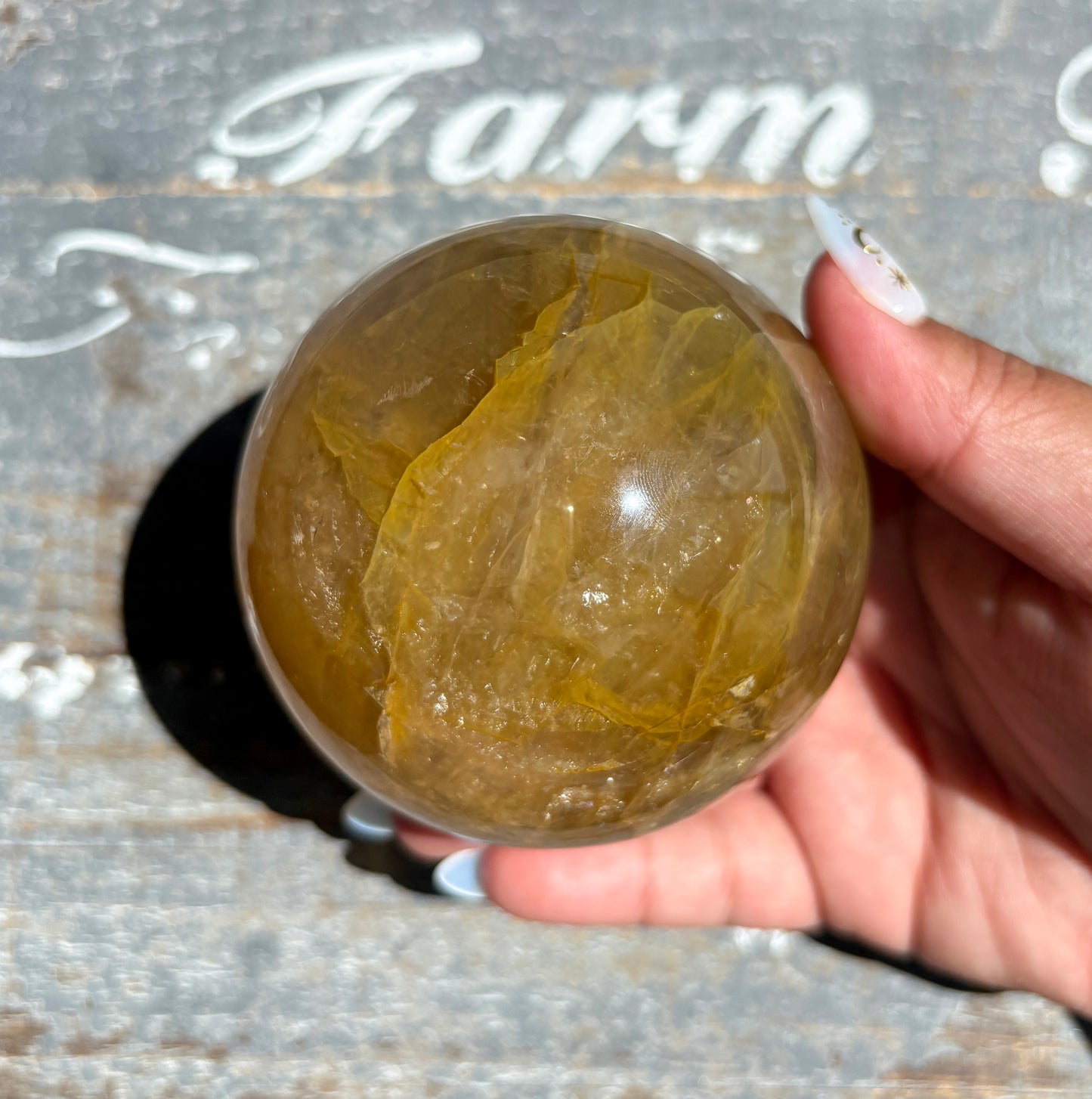 Gorgeous High Quality Golden Healer Sphere with Star Flash | Opt E