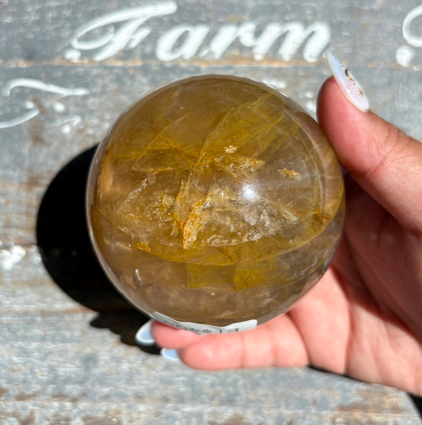 Gorgeous High Quality Golden Healer Sphere with Star Flash | Opt E