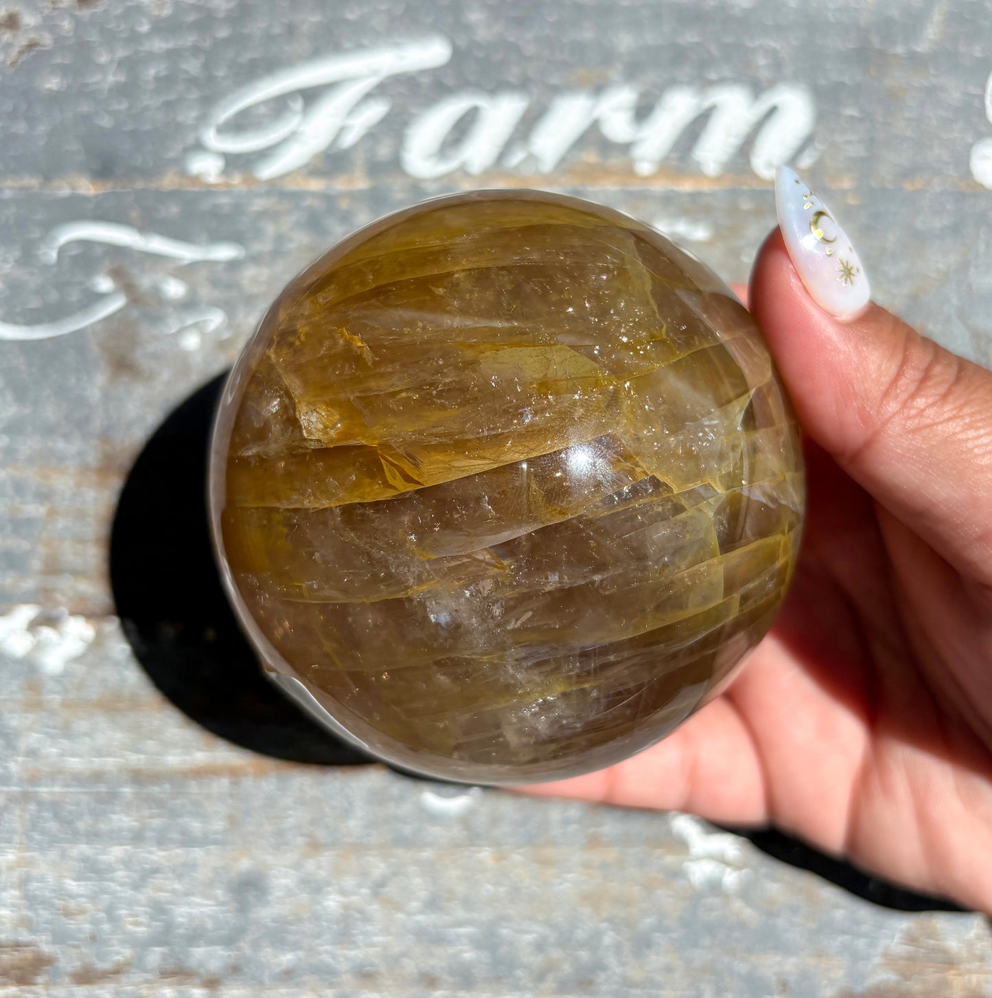 Gorgeous High Quality Golden Healer Sphere with Star Flash | Opt E