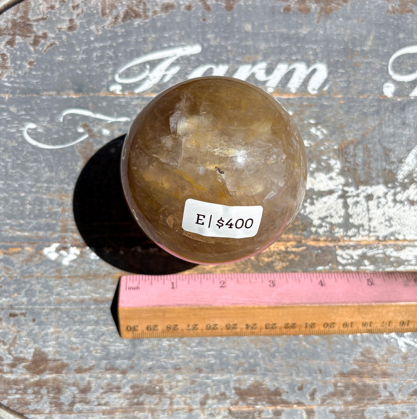 Gorgeous High Quality Golden Healer Sphere with Star Flash | Opt E