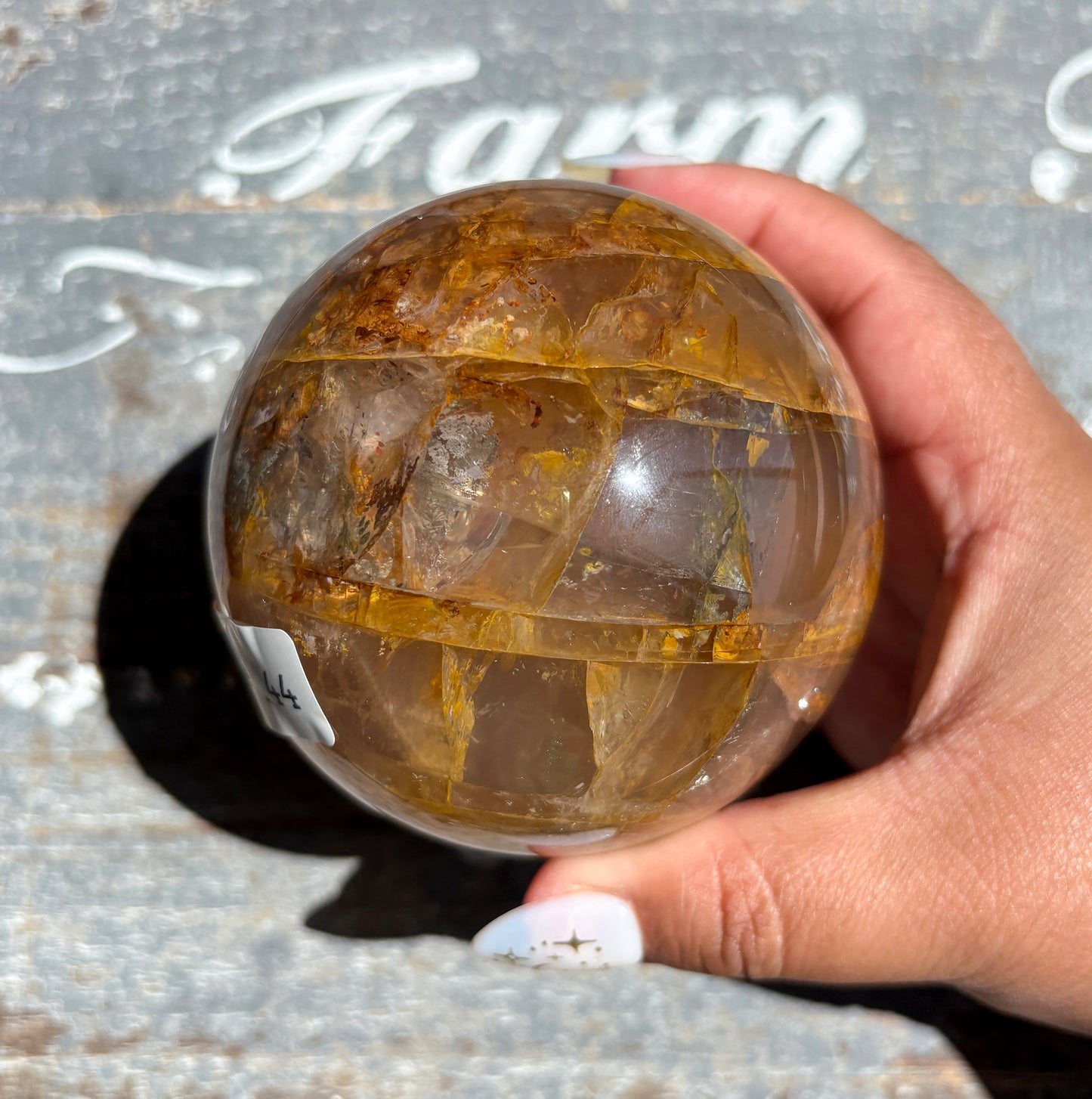 Gorgeous High Quality Golden Healer Sphere with Star Flash | Opt F