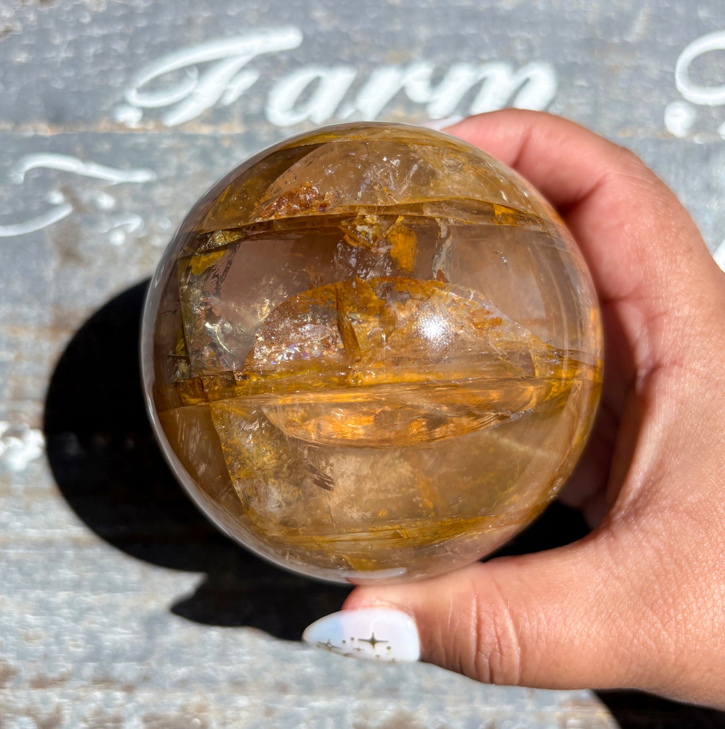 Gorgeous High Quality Golden Healer Sphere with Star Flash | Opt F