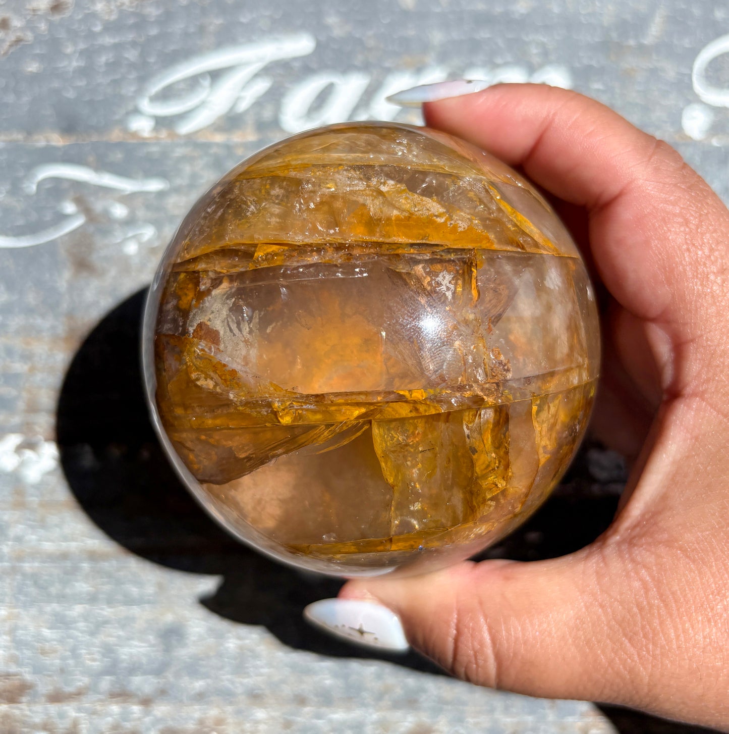 Gorgeous High Quality Golden Healer Sphere with Star Flash | Opt F