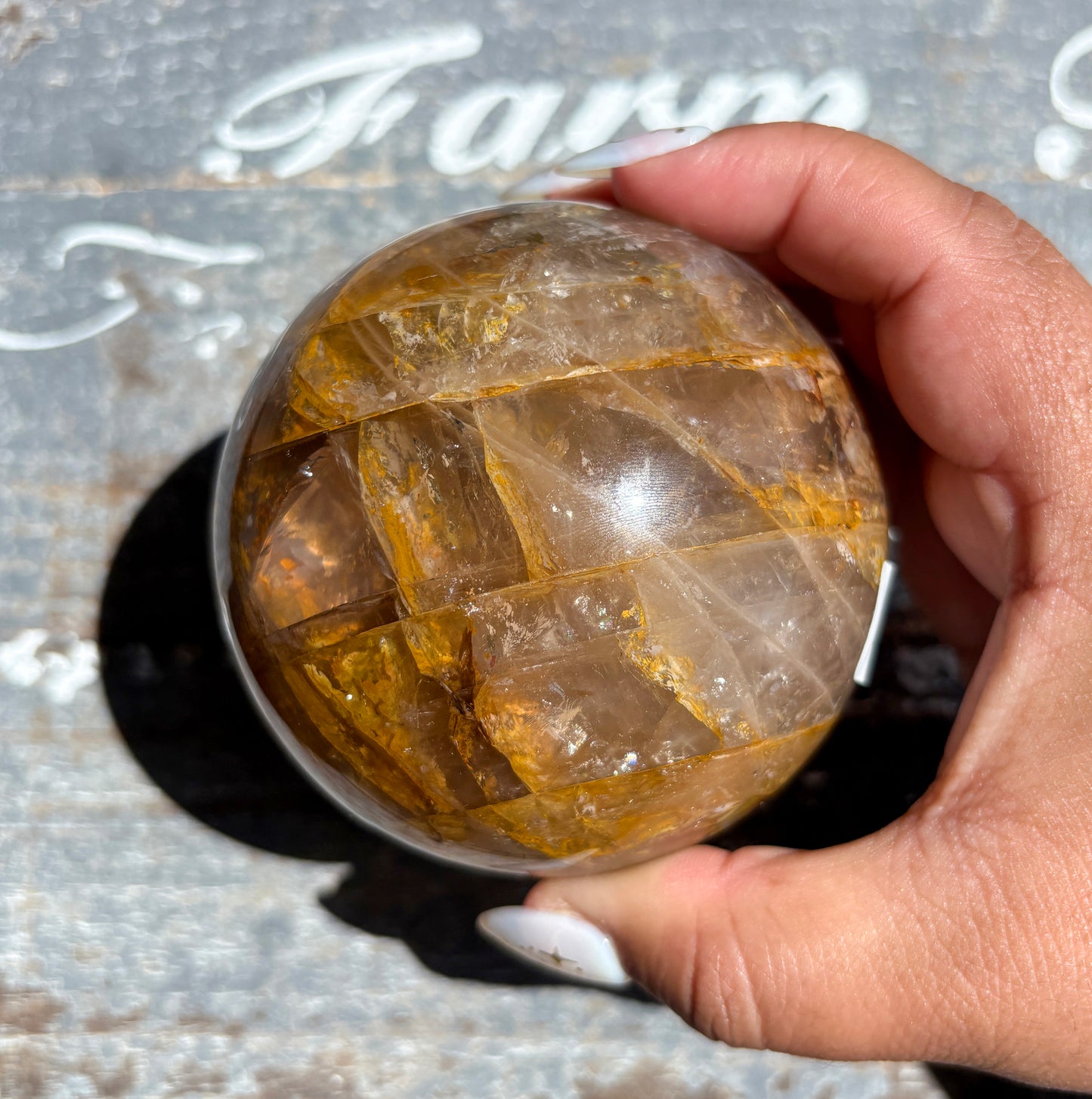 Gorgeous High Quality Golden Healer Sphere with Star Flash | Opt F