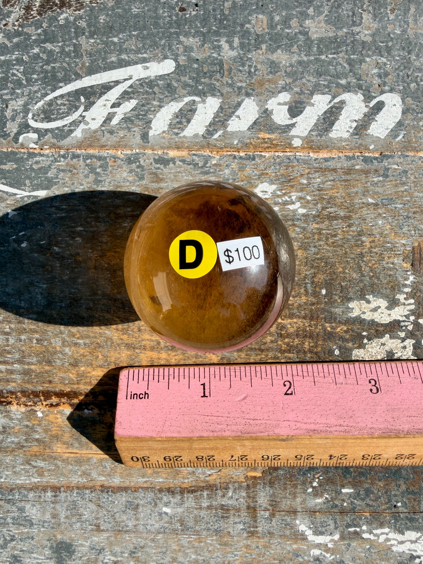 Gorgeous Natural Citrine Sphere from the Congo | Opt D
