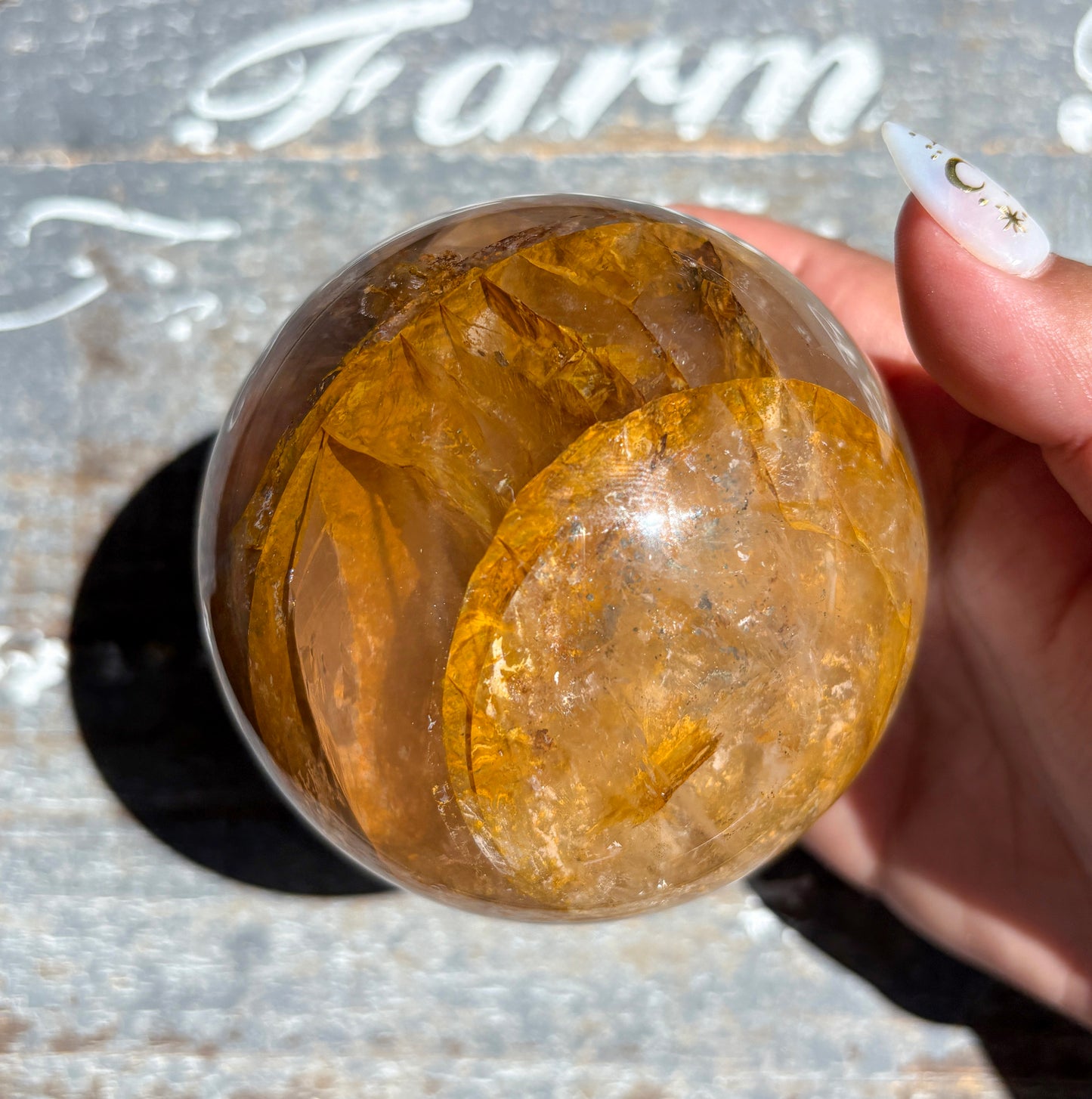 Gorgeous High Quality Golden Healer Sphere with Star Flash | Opt F