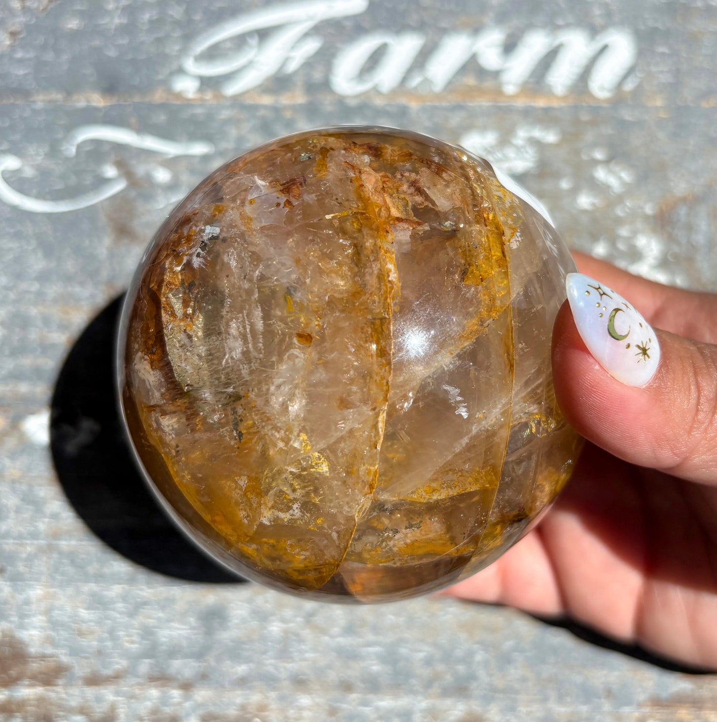 Gorgeous High Quality Golden Healer Sphere with Star Flash | Opt F