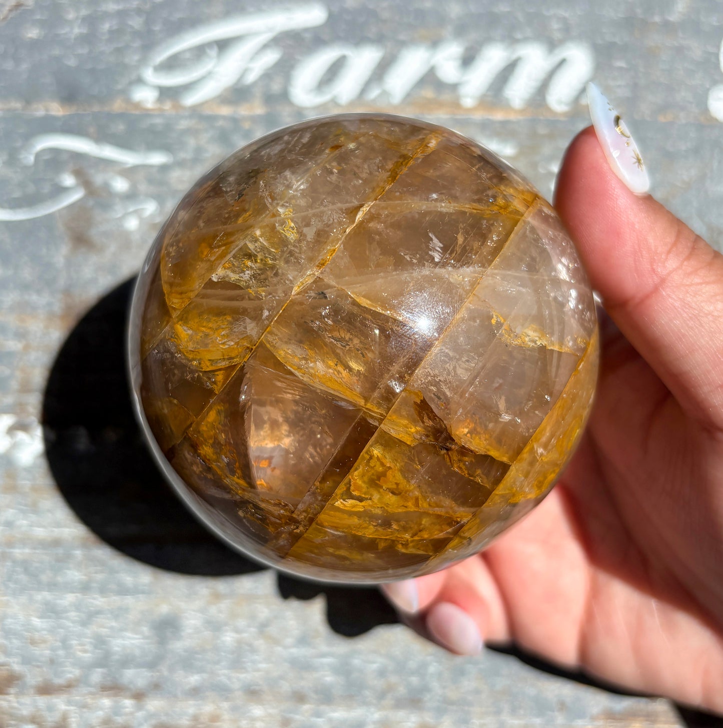 Gorgeous High Quality Golden Healer Sphere with Star Flash | Opt F