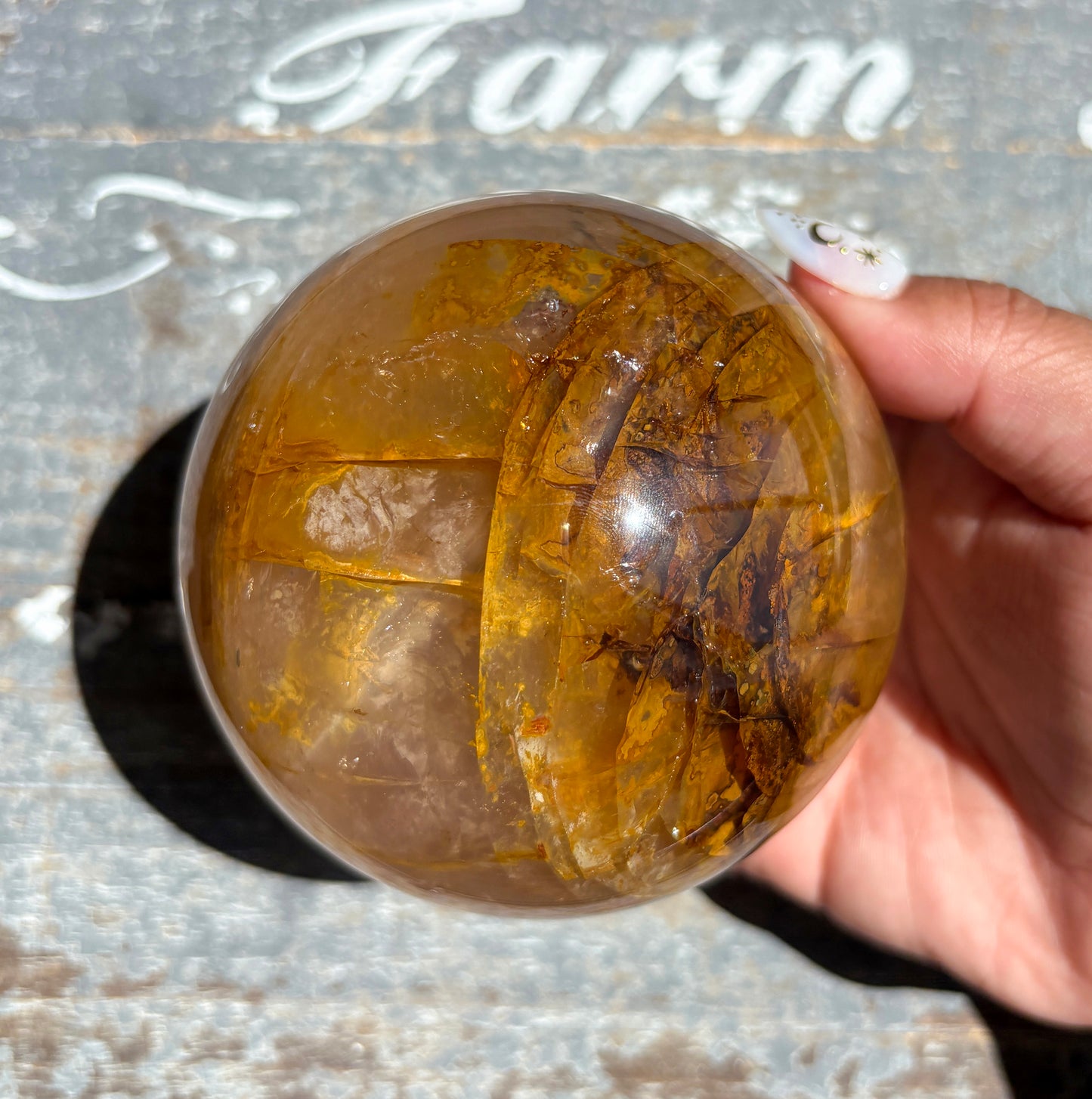 Gorgeous High Quality Golden Healer Sphere with Star Flash | Opt G