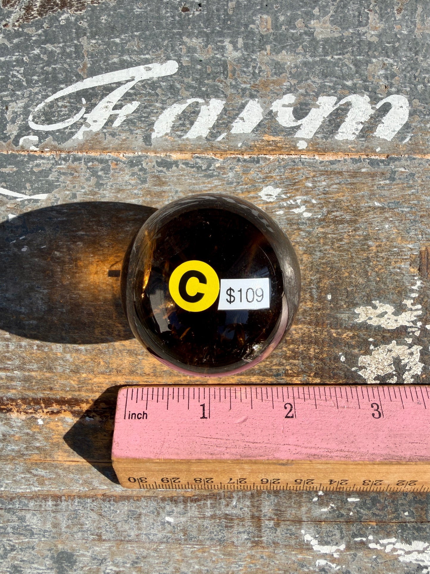 Gorgeous Natural Citrine Sphere from the Congo | Opt C