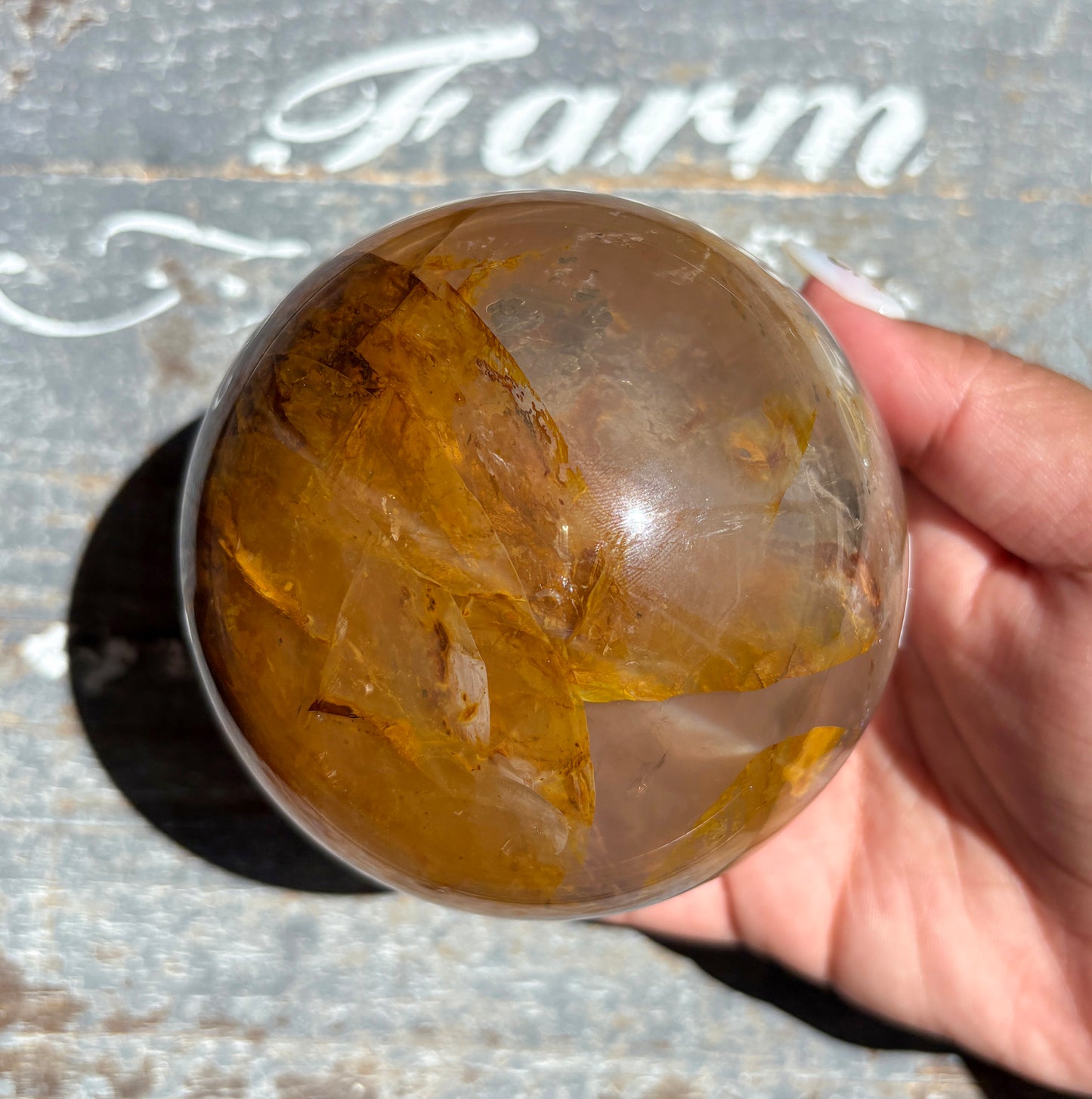 Gorgeous High Quality Golden Healer Sphere with Star Flash | Opt G