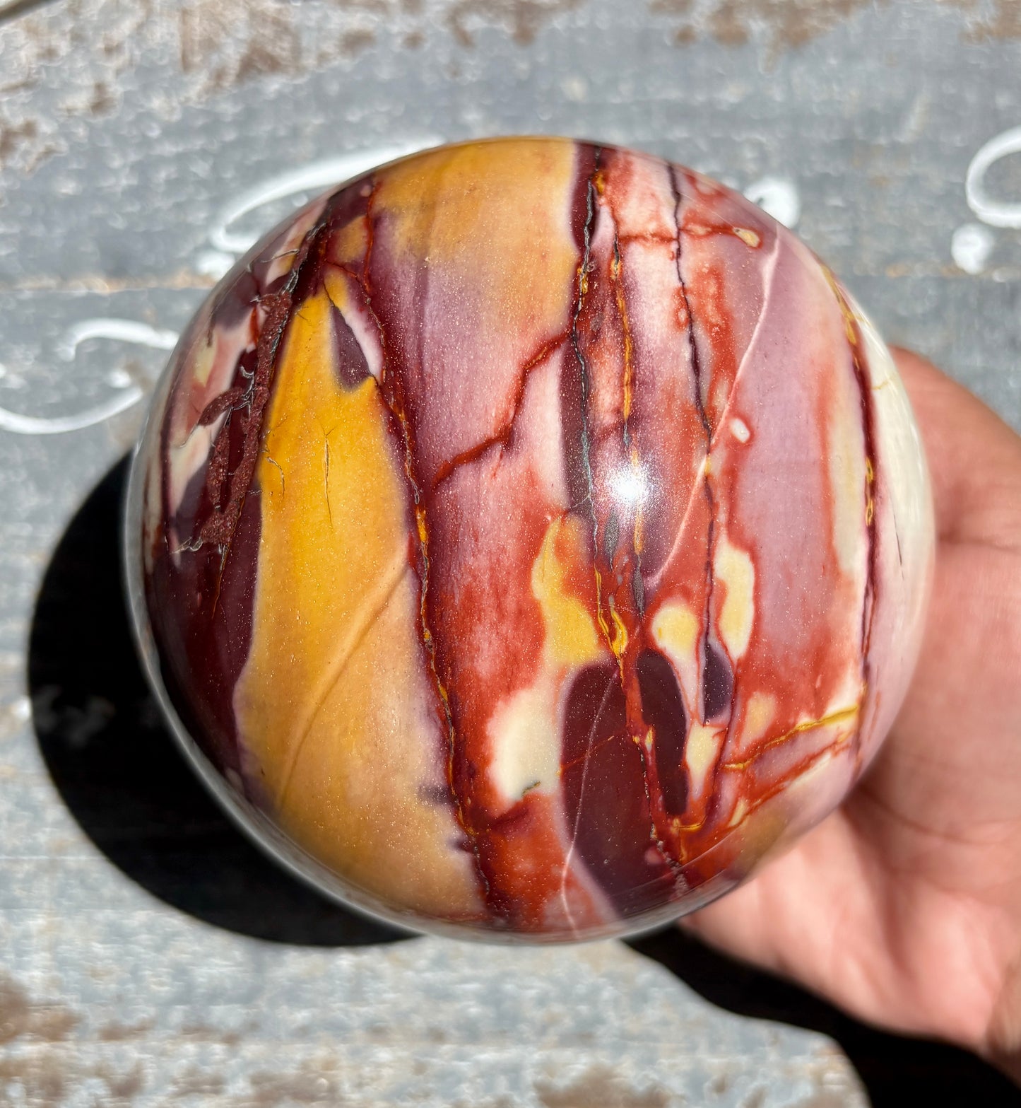Gorgeous XL Mookaite Sphere from Australia