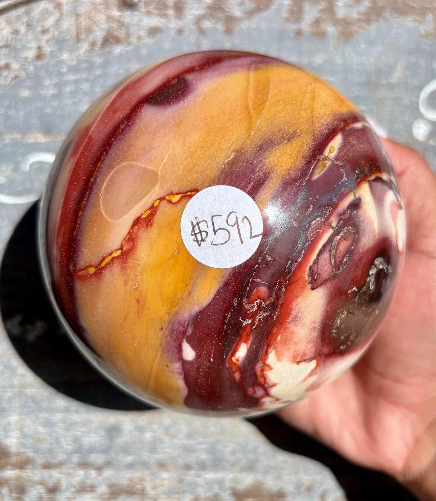 Gorgeous XL Mookaite Sphere from Australia