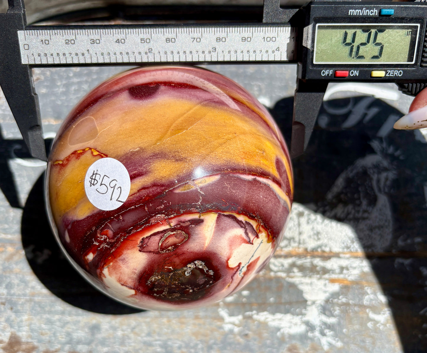 Gorgeous XL Mookaite Sphere from Australia