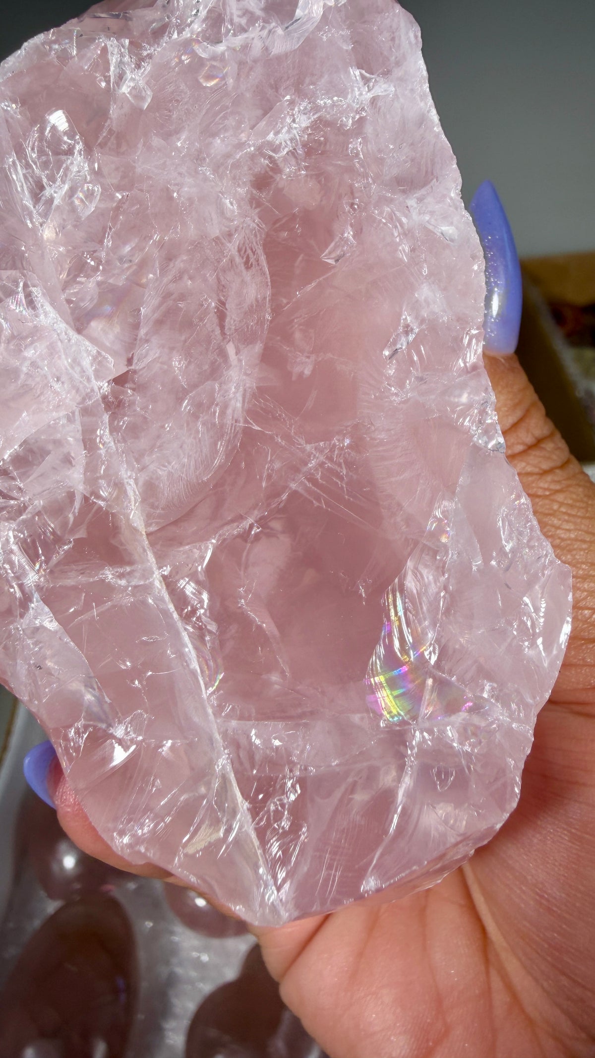 Gorgeous Raw Rose Quartz Chunk | Opt 19
