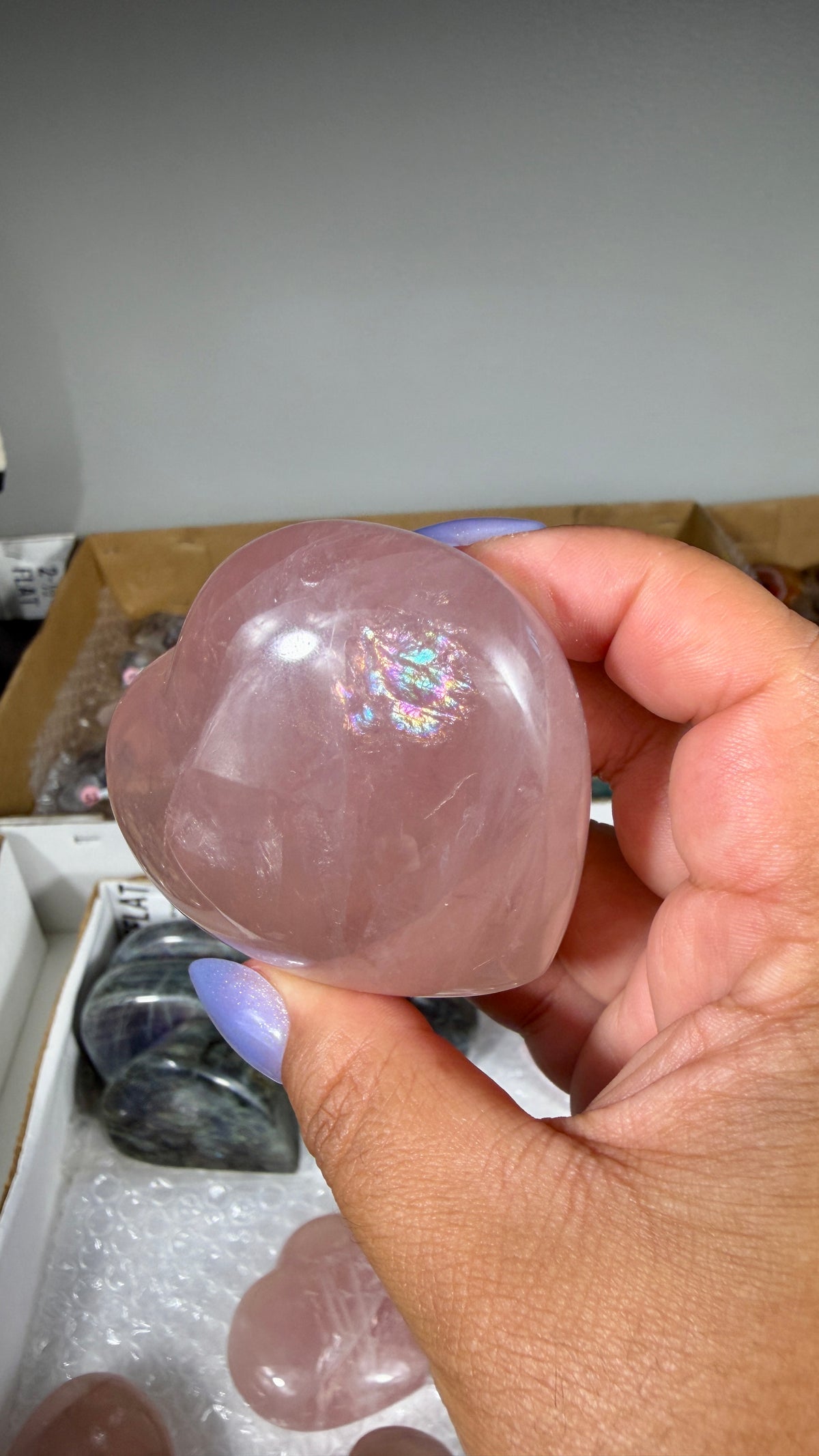 Gorgeous Rose Quartz Heart | Opt 16