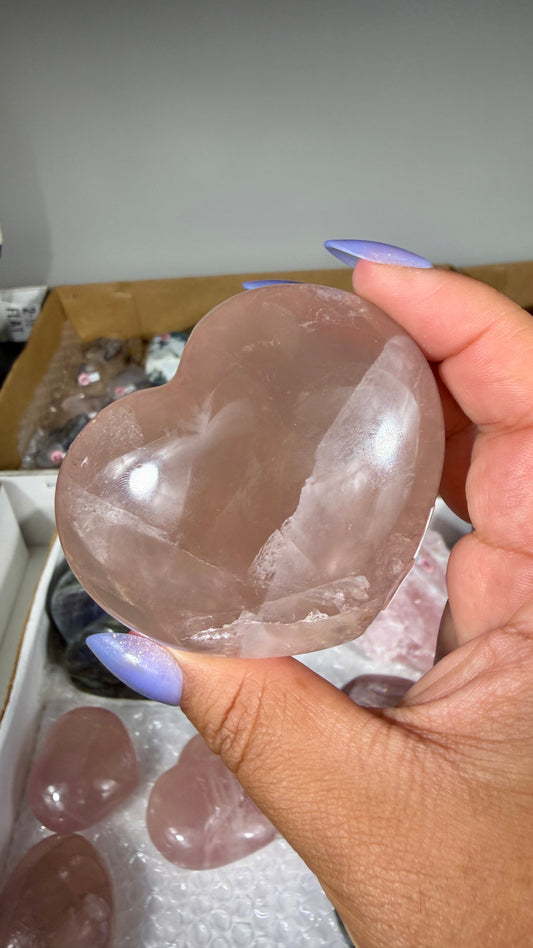 Gorgeous Rose Quartz Heart | Opt 15