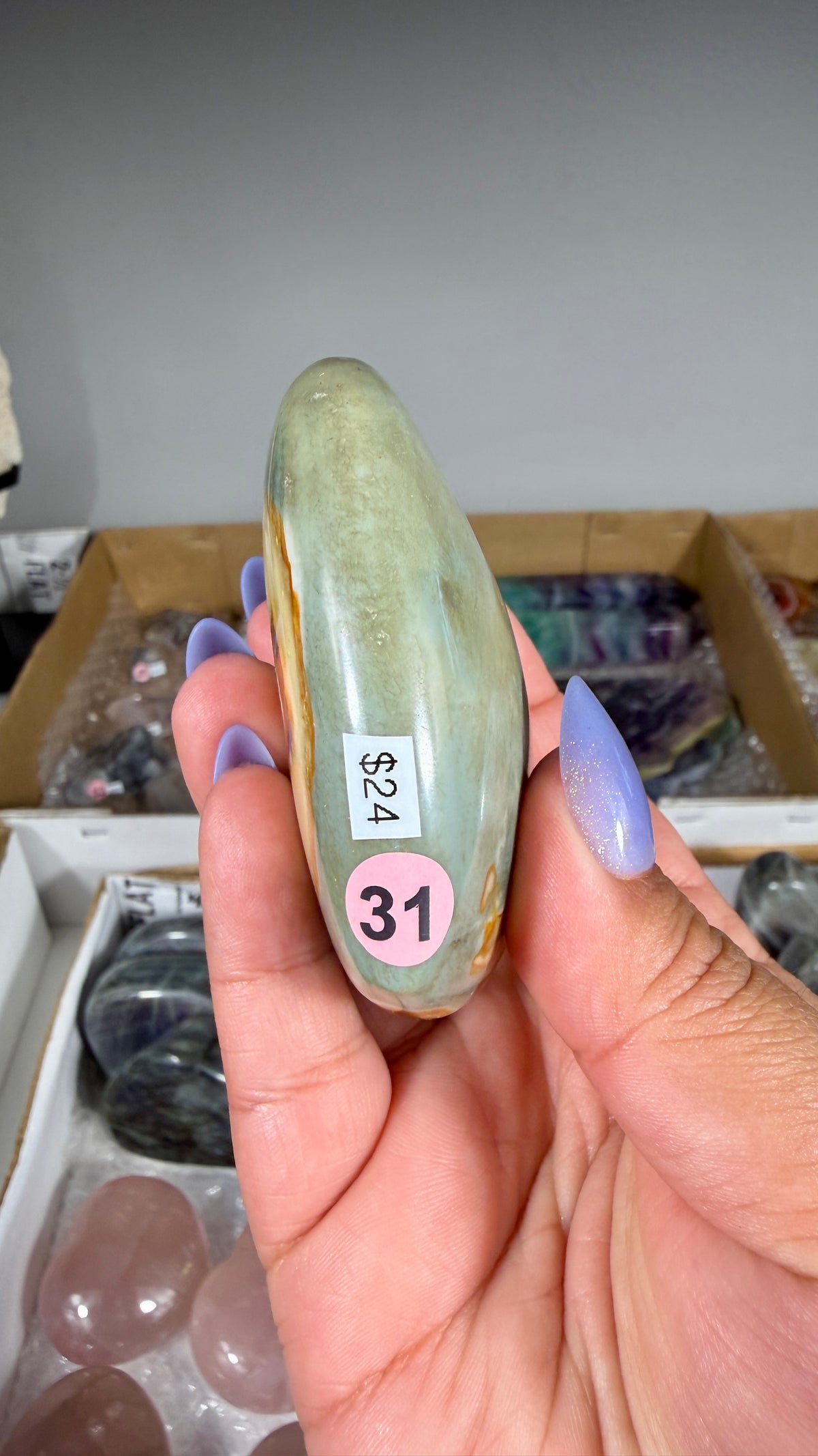 Gorgeous Polychrome Jasper Heart | Opt 31