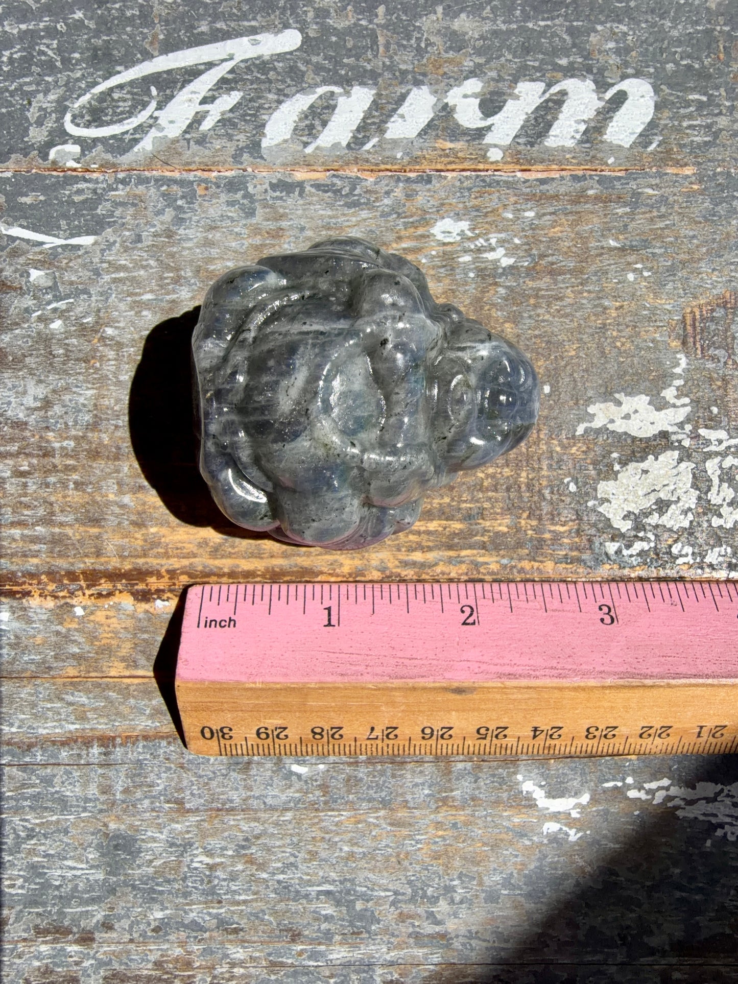 Gorgeous Labradorite Buddha | Opt T