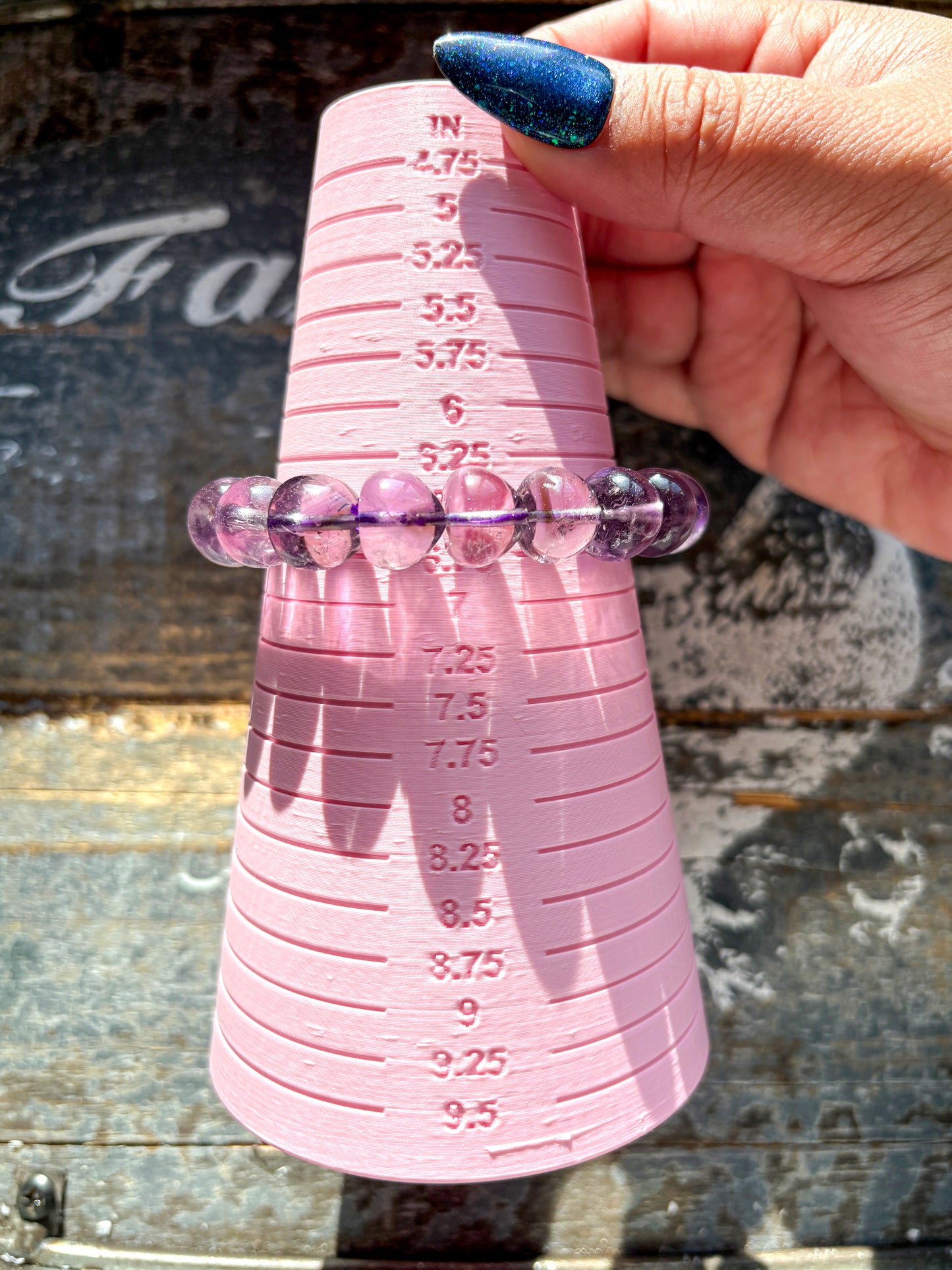 One (1) Gorgeous High Quality Amethyst Bracelet | 12mm