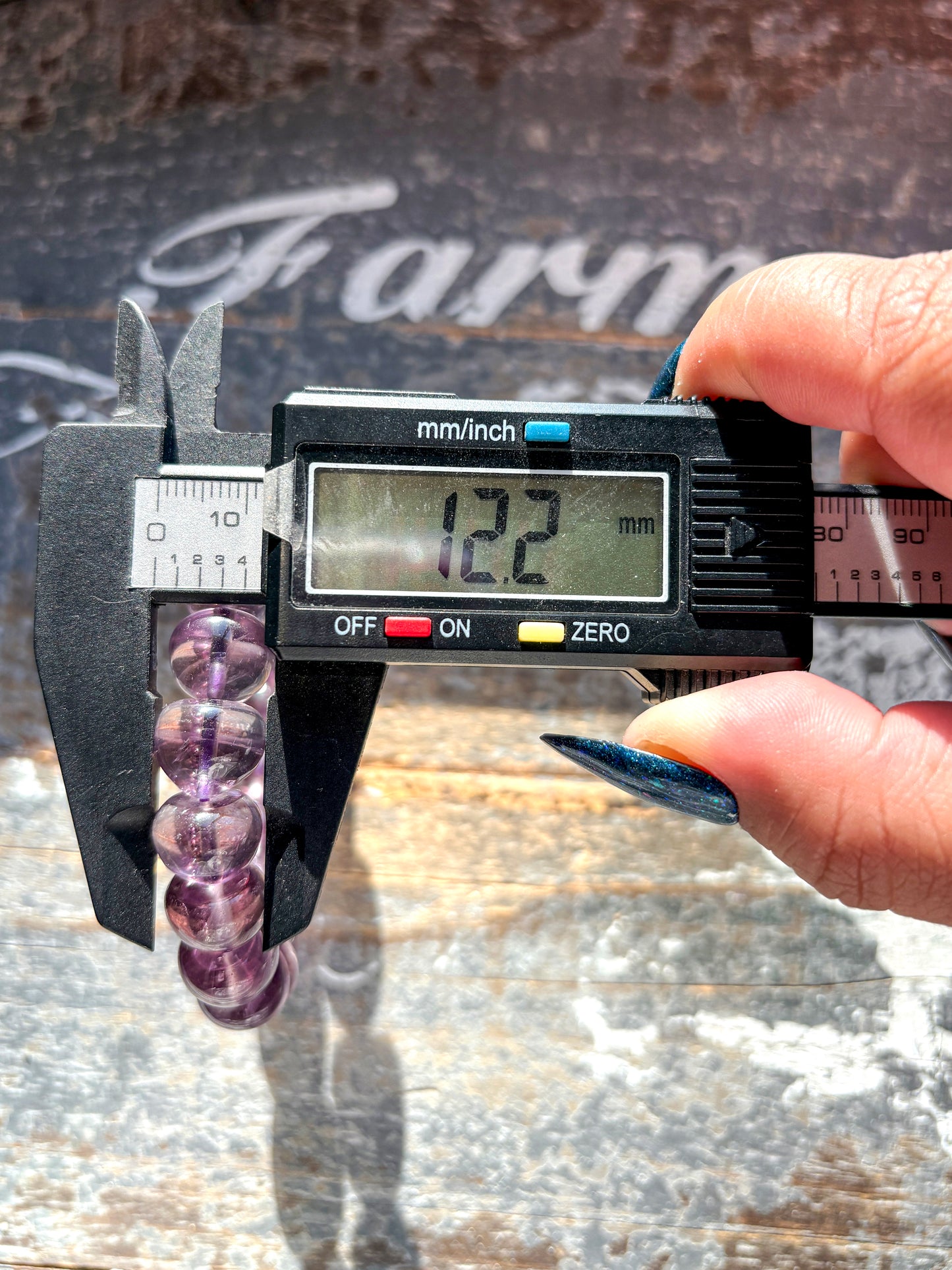 One (1) Gorgeous High Quality Amethyst Bracelet | 12mm