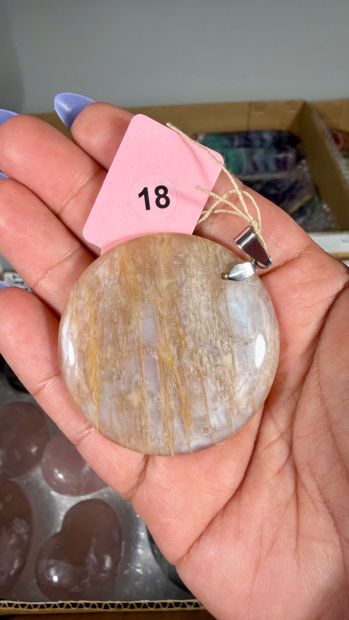 Moonstone Pendant | Opt 18