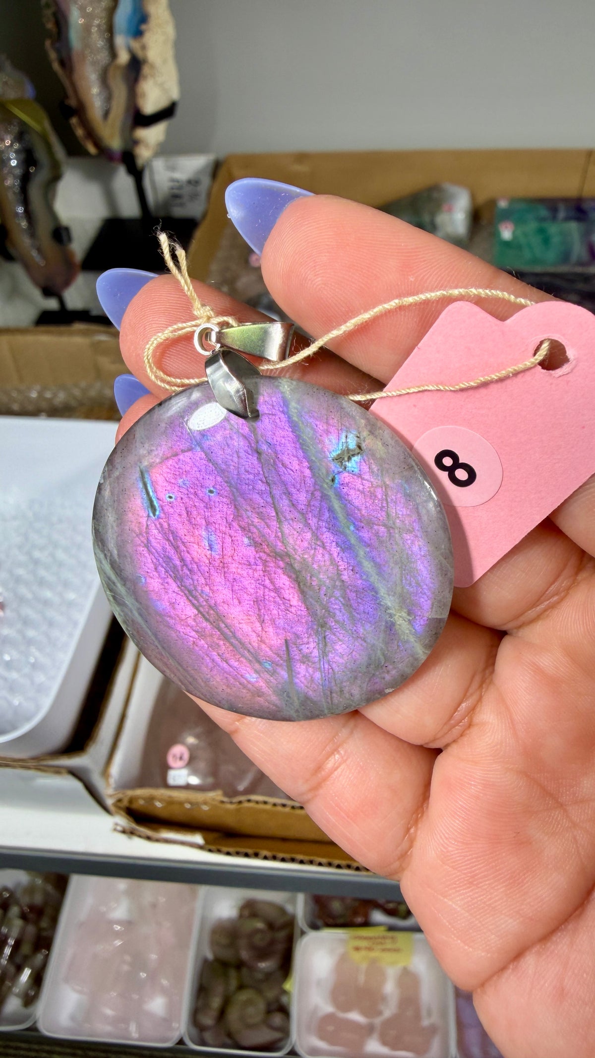 Labradorite Pendant | Opt 8