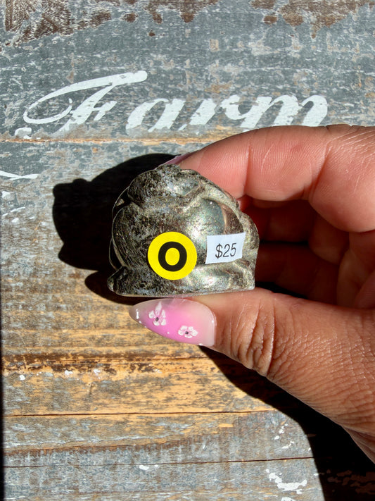 Gorgeous Pyrite Money Toad | Money Manifestation | Opt O