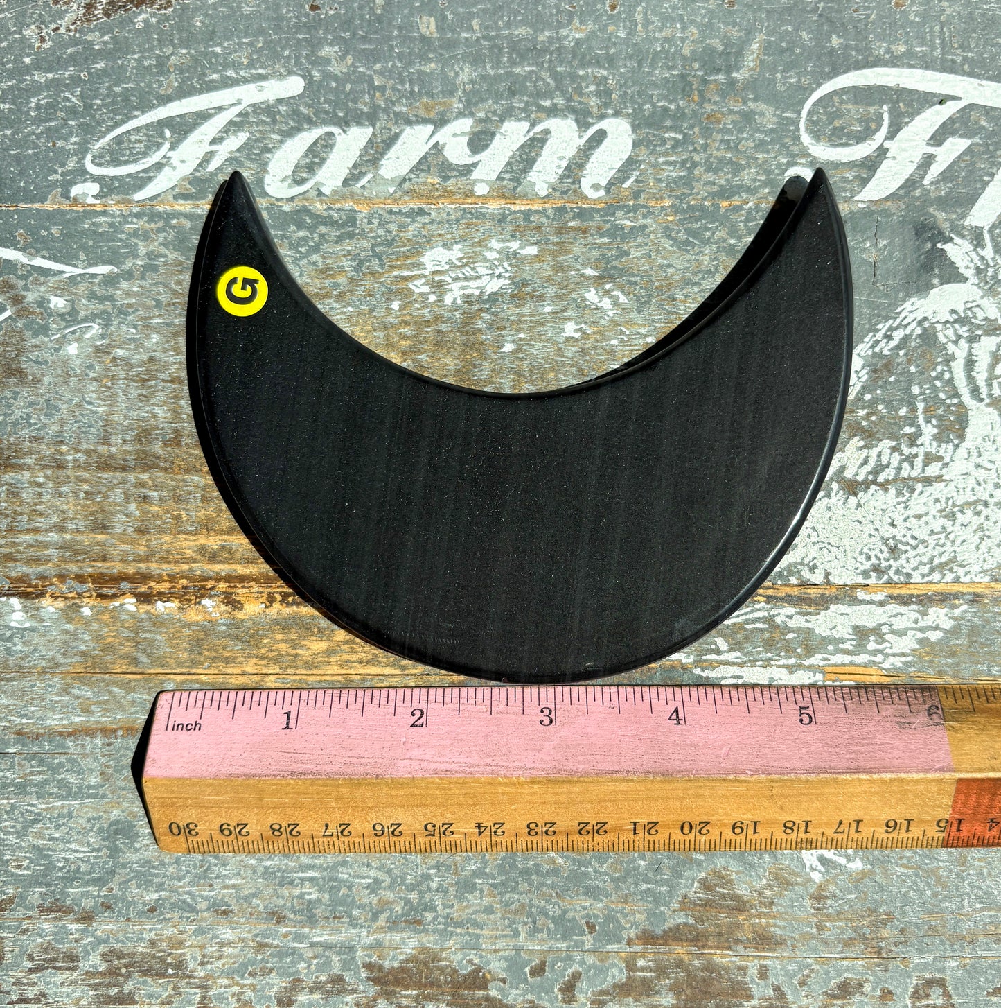 Gorgeous Midnight Lace Obsidian Moon from Armenia | G