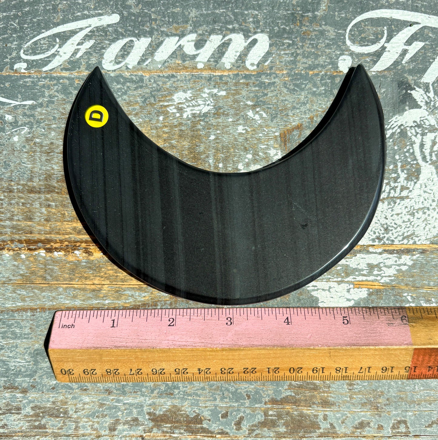 Gorgeous Midnight Lace Obsidian Moon from Armenia | D