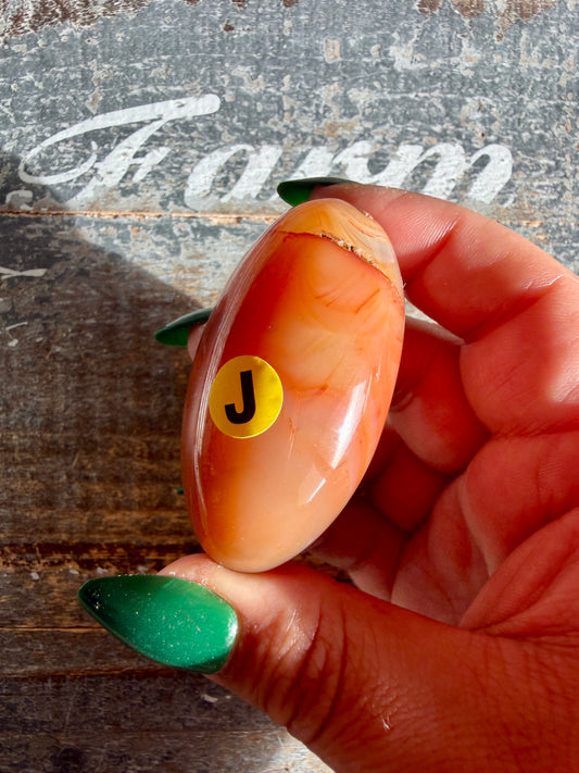 Gorgeous Carnelian Lingam | Opt J