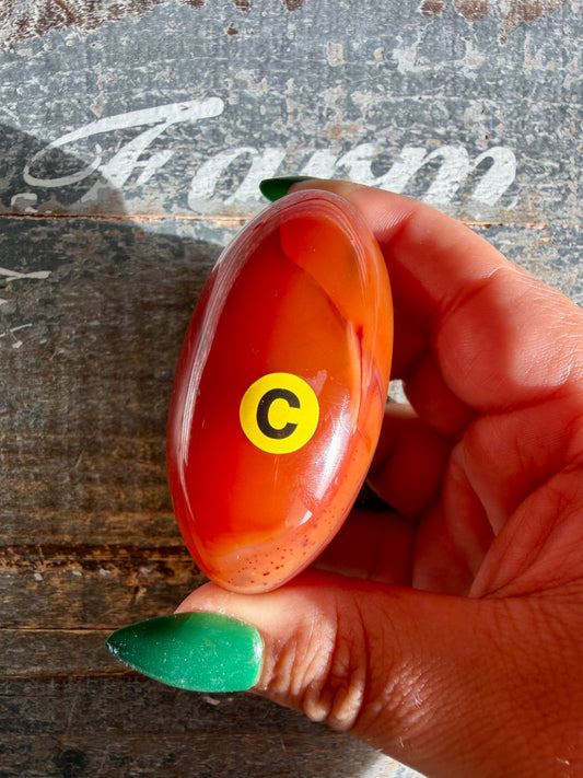 Gorgeous Carnelian Lingam | Opt C