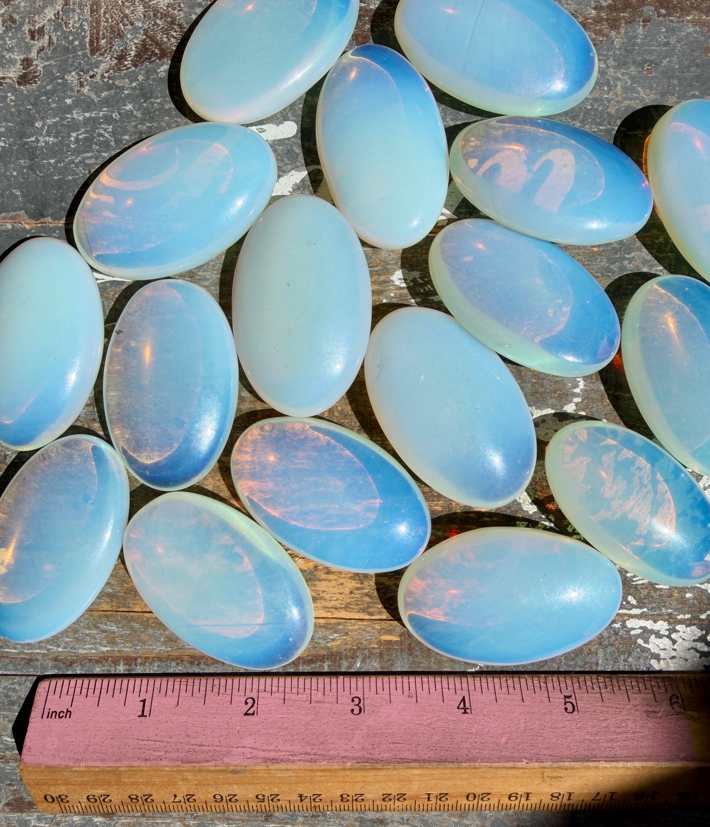 Gorgeous Opalite Palm Stone | Intuitively Chosen