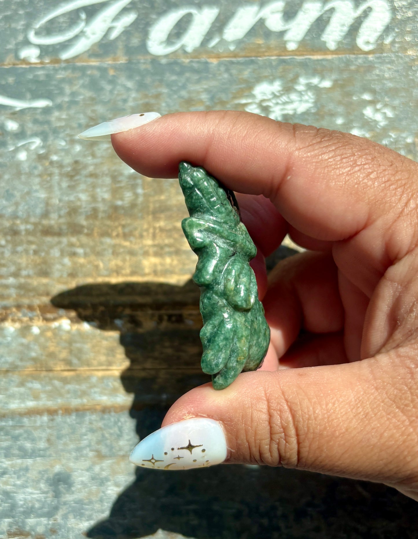 Gorgeous Guatemalan Jade Mayan Face Pendant