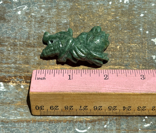 Gorgeous Guatemalan Jade Mayan Face Pendant