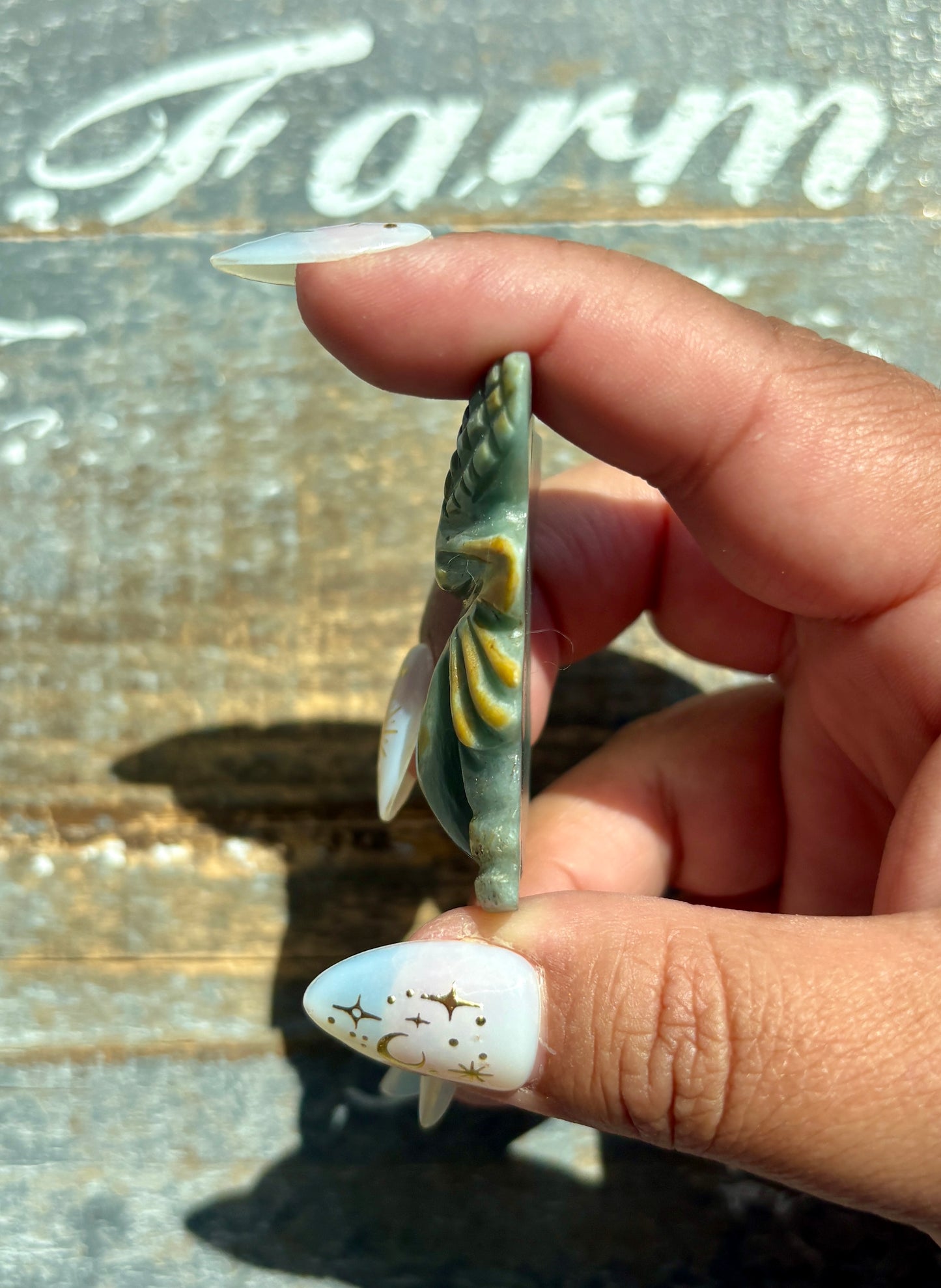 Gorgeous Guatemalan Jade Mayan Face Pendant