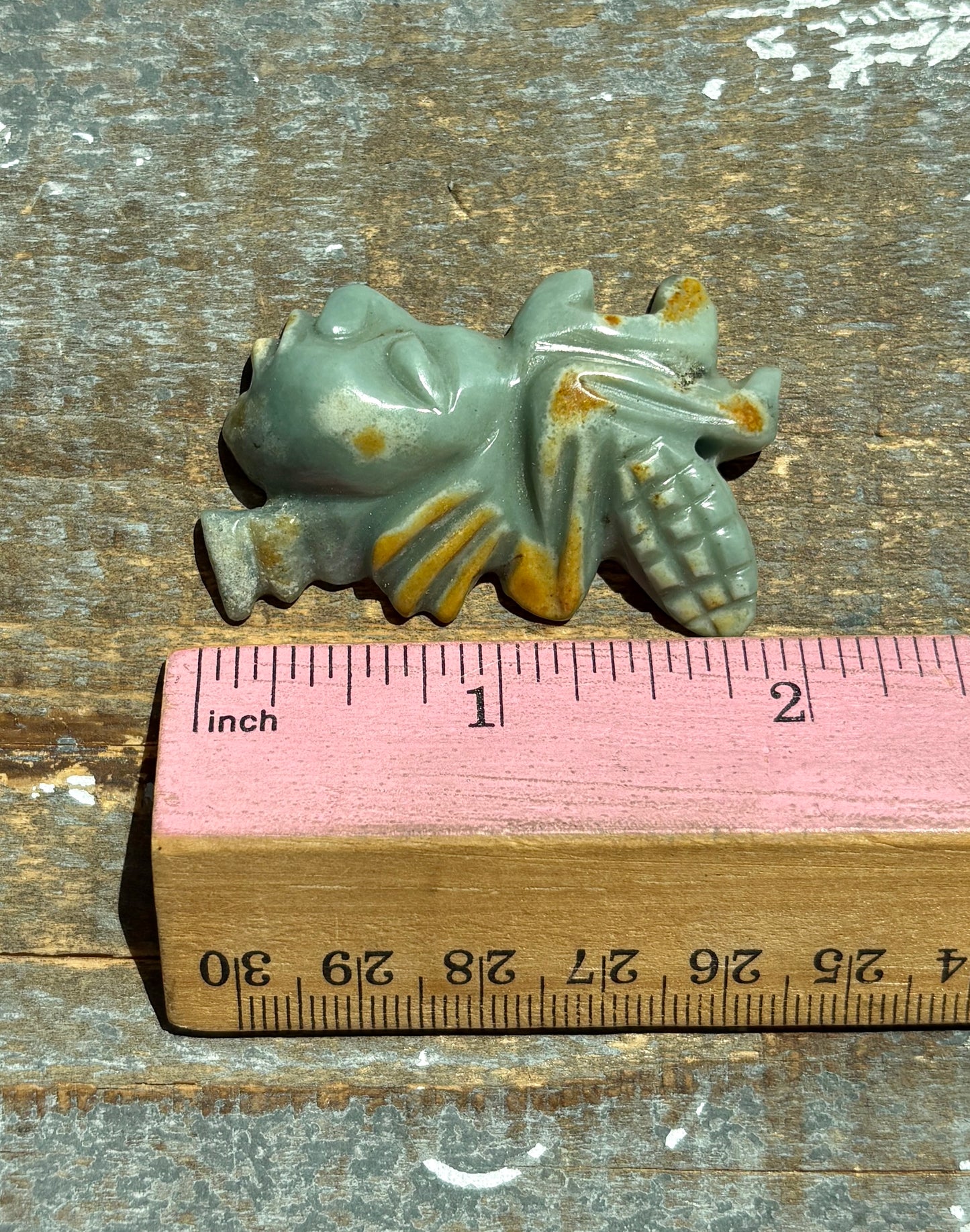 Gorgeous Guatemalan Jade Mayan Face Pendant